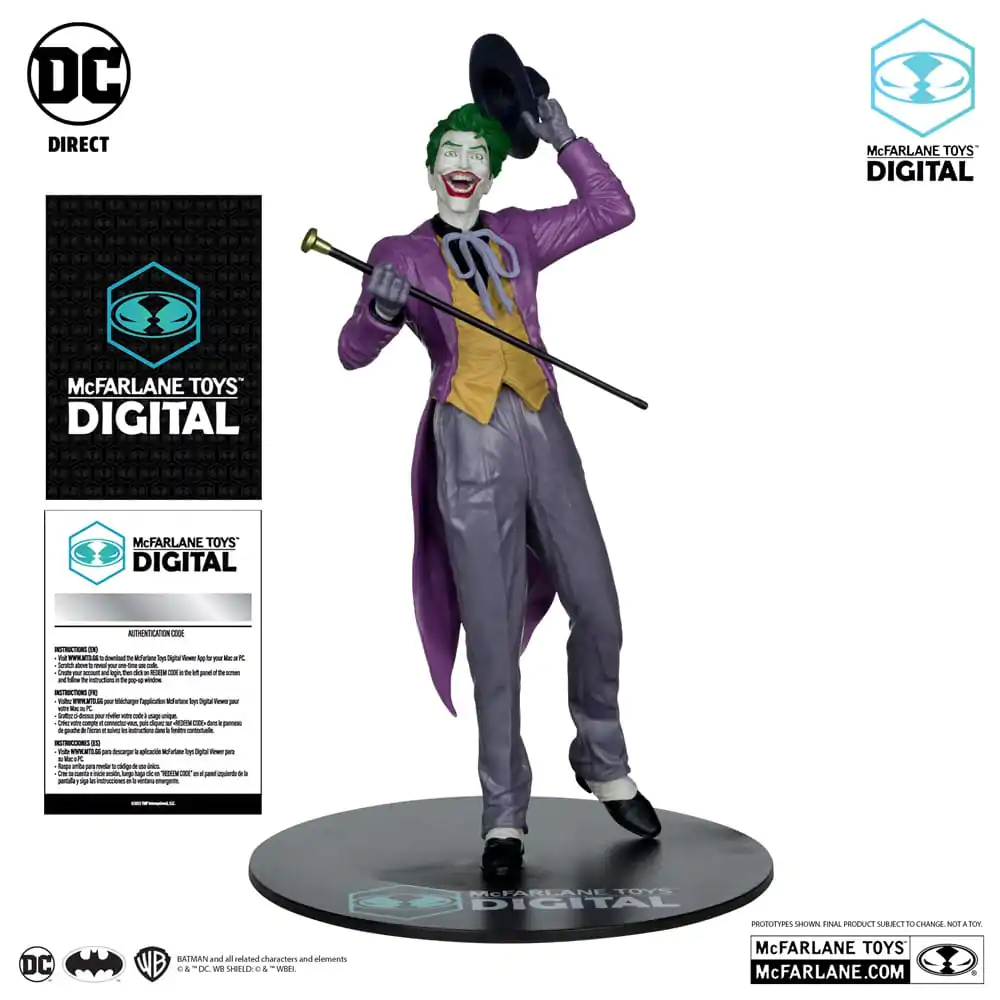 DC Direct PVC Statuetka 1/6 The Joker autorstwa Jasona Faboka (McFarlane Digital) 29 cm zdjęcie produktu