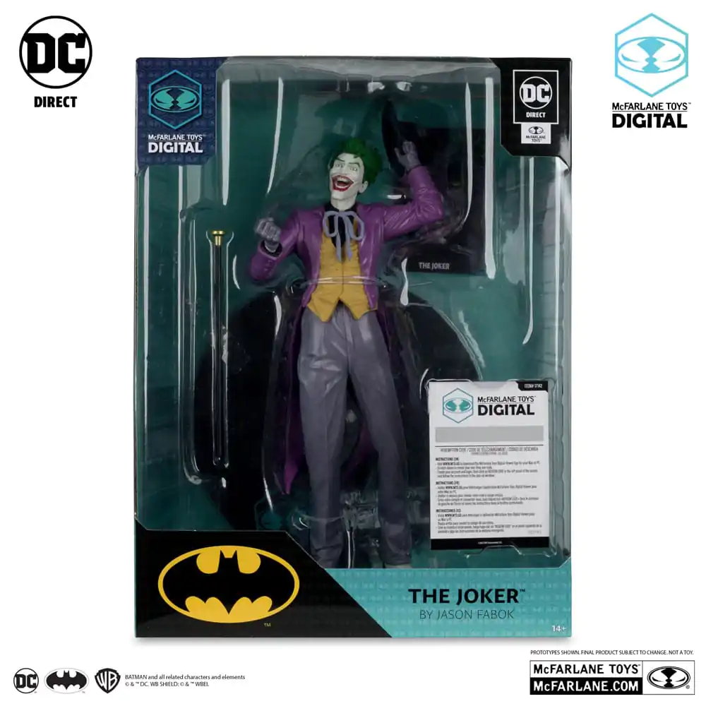 DC Direct PVC Statuetka 1/6 The Joker autorstwa Jasona Faboka (McFarlane Digital) 29 cm zdjęcie produktu