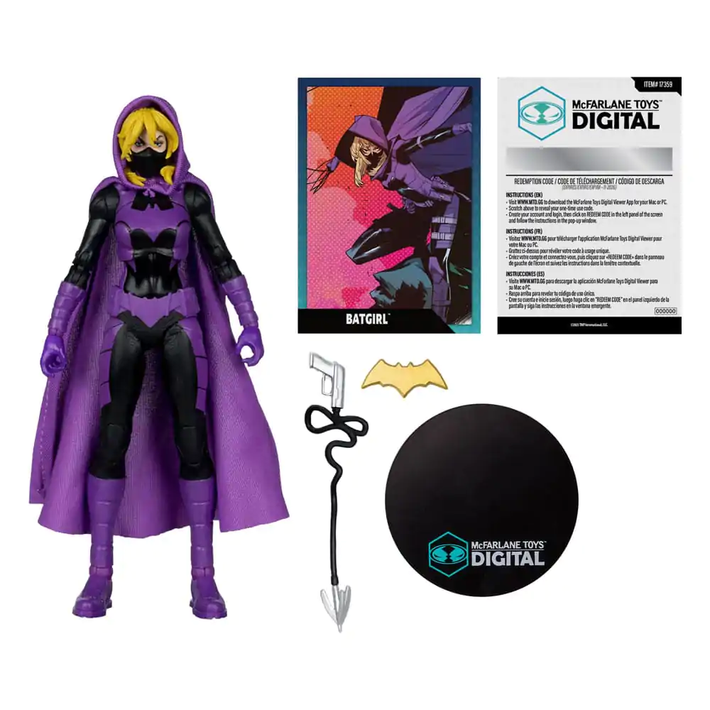 DC Direct McFarlane Toys Cyfrowa Figurka Akcji Batgirl Stephanie Brown (Batgirls) 17 cm zdjęcie produktu