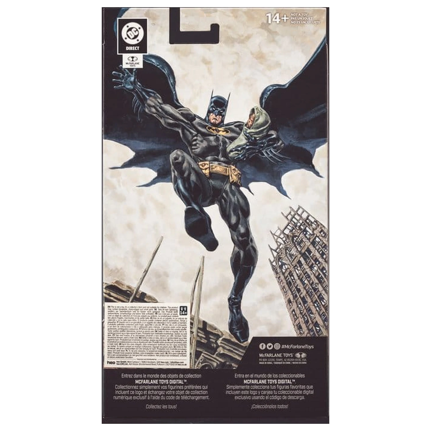 DC Direct McFarlane Toys cyfrowa figurka akcji Batman (No Man's Land) (Platinum Edition) 18 cm zdjęcie produktu