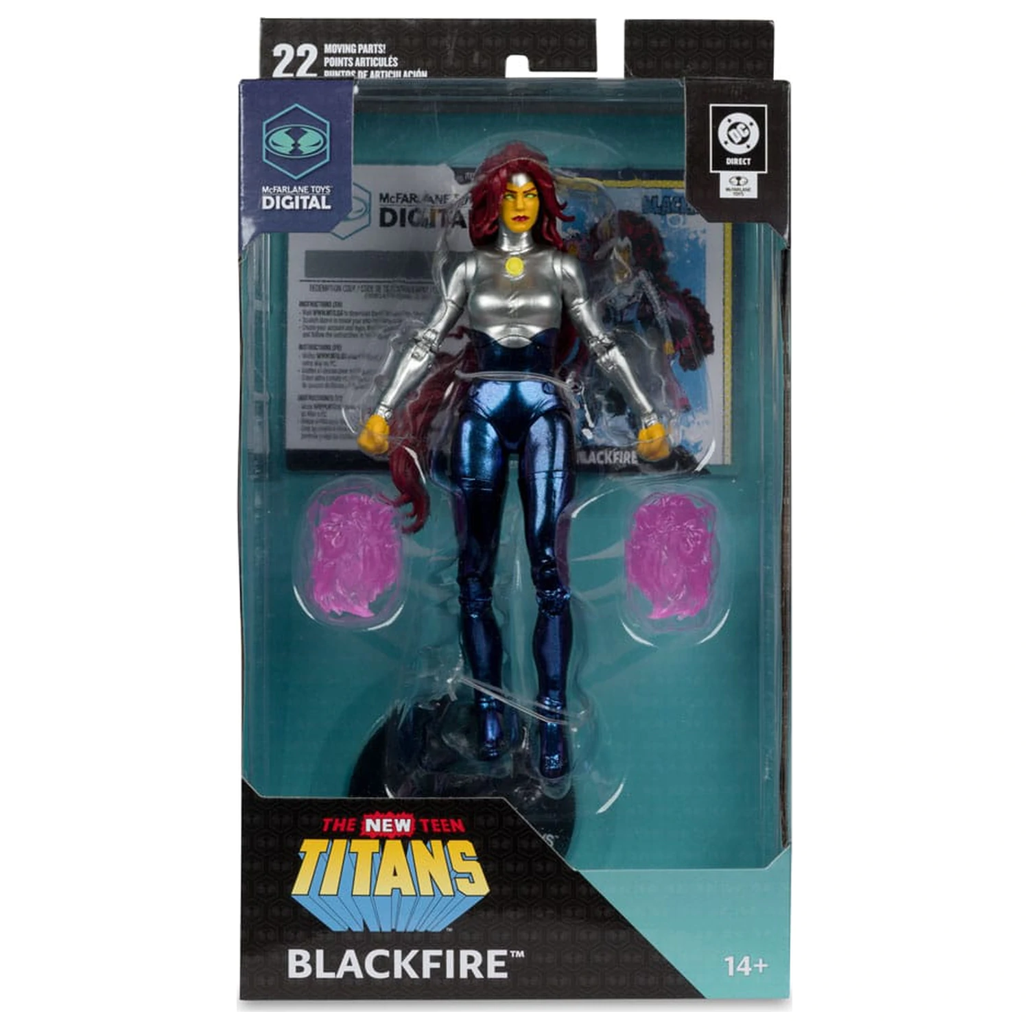 DC Direct McFarlane Toys Cyfrowa figurka akcji Blackfire (The New Teen Titans) 18 cm zdjęcie produktu