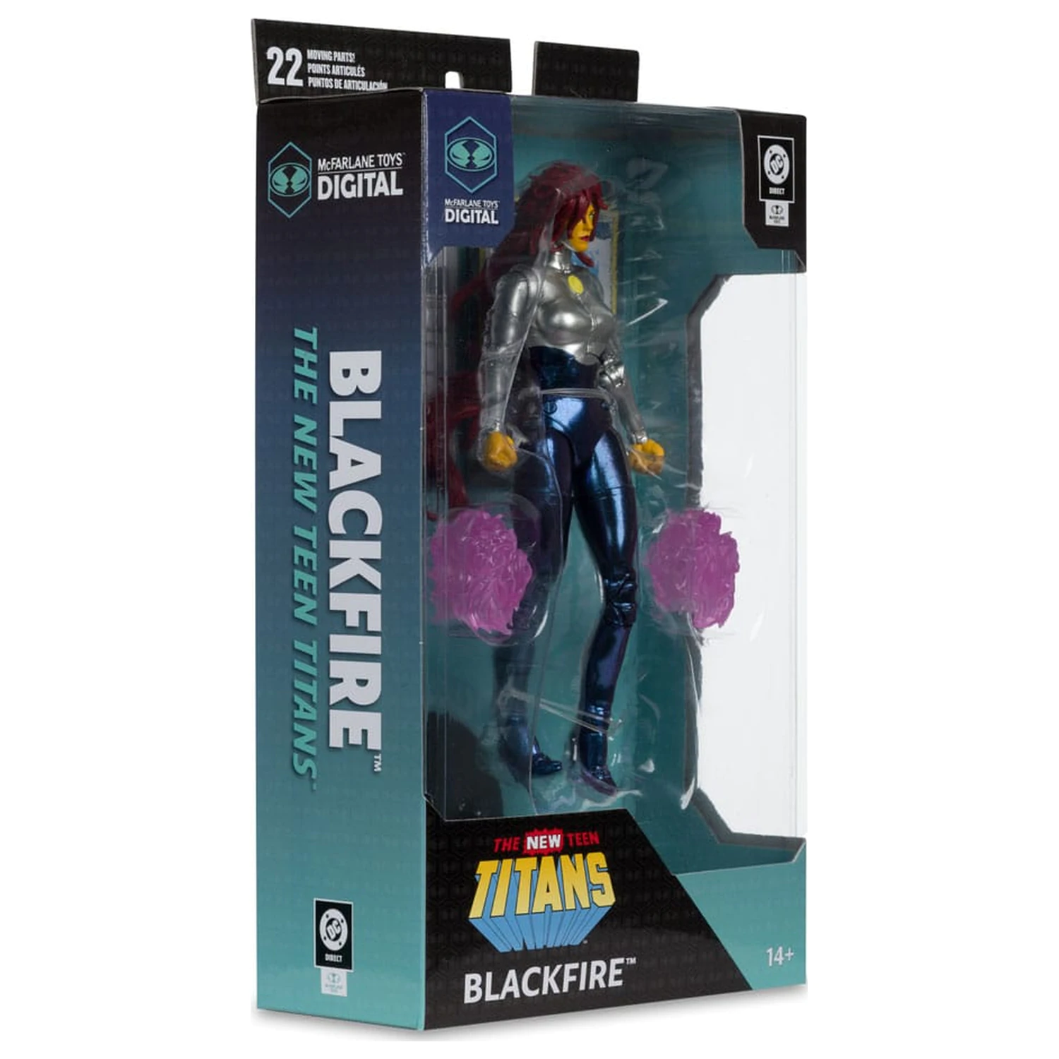 DC Direct McFarlane Toys Cyfrowa figurka akcji Blackfire (The New Teen Titans) 18 cm zdjęcie produktu
