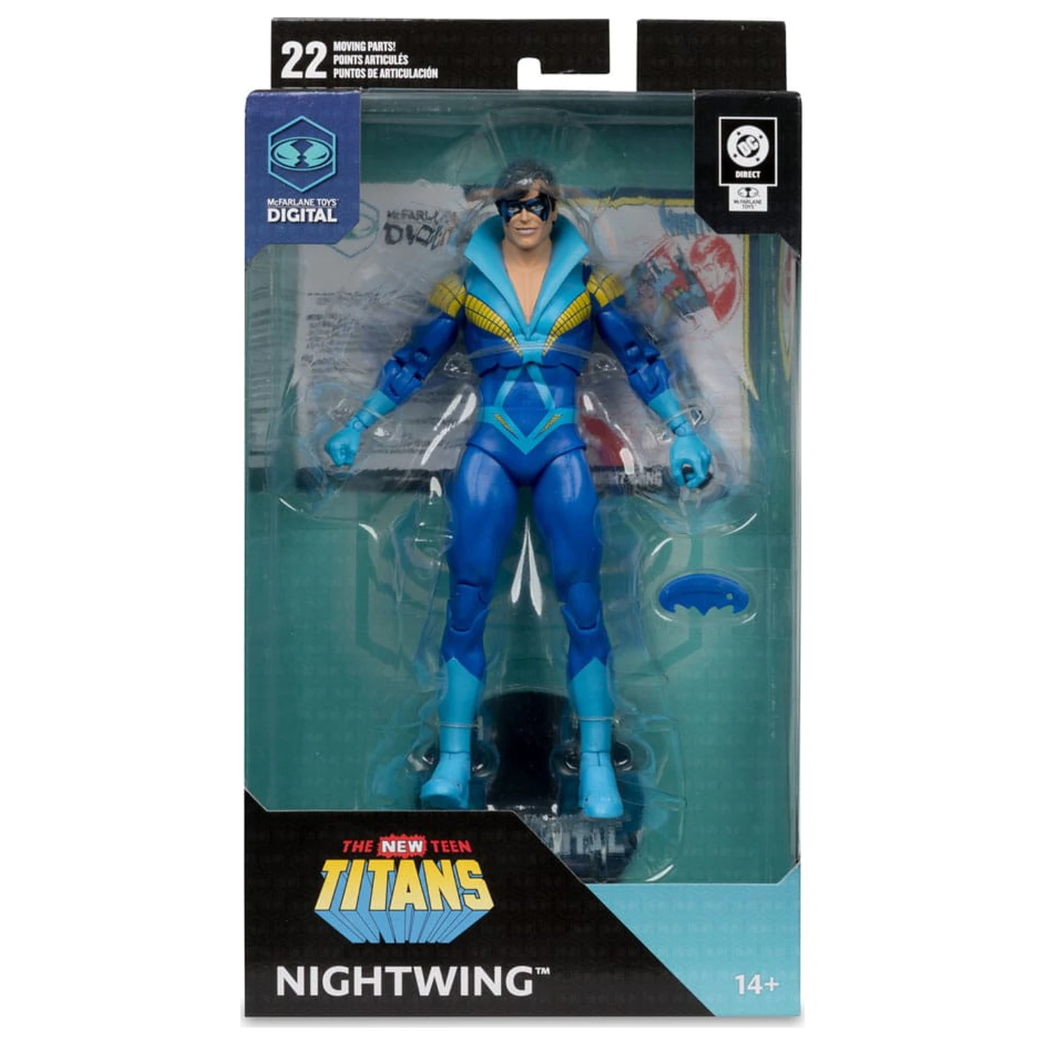 DC Direct McFarlane Toys Cyfrowa figurka Nightwing (Teen Titans) 18 cm zdjęcie produktu