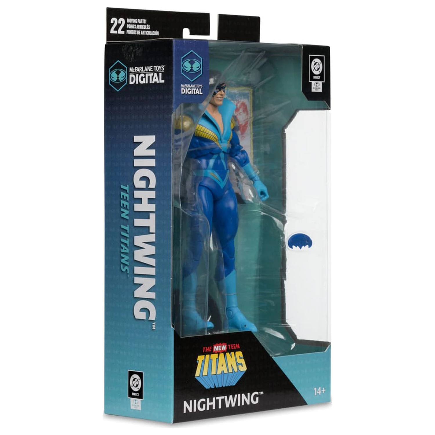 DC Direct McFarlane Toys Cyfrowa figurka Nightwing (Teen Titans) 18 cm zdjęcie produktu