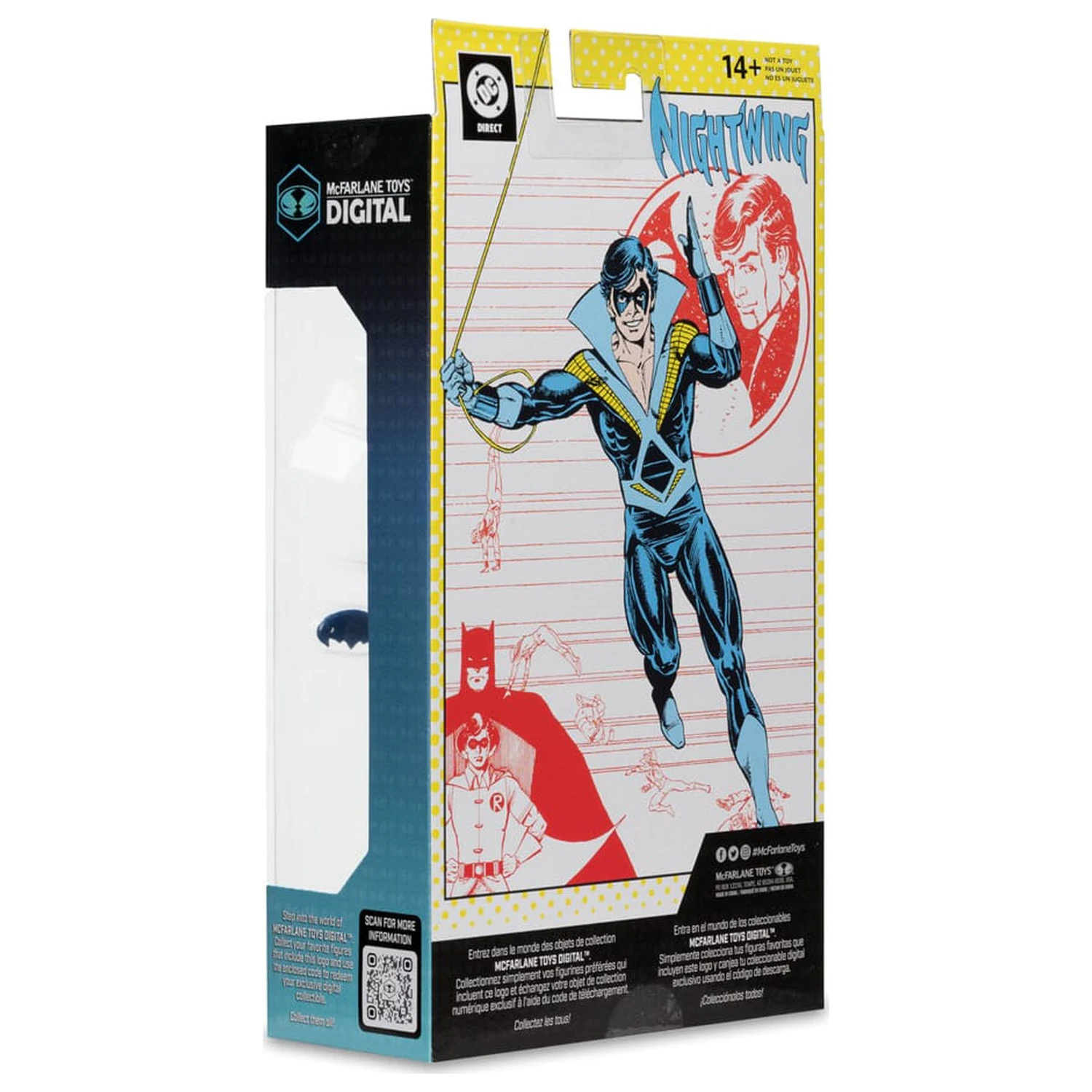 DC Direct McFarlane Toys Cyfrowa figurka Nightwing (Teen Titans) 18 cm zdjęcie produktu