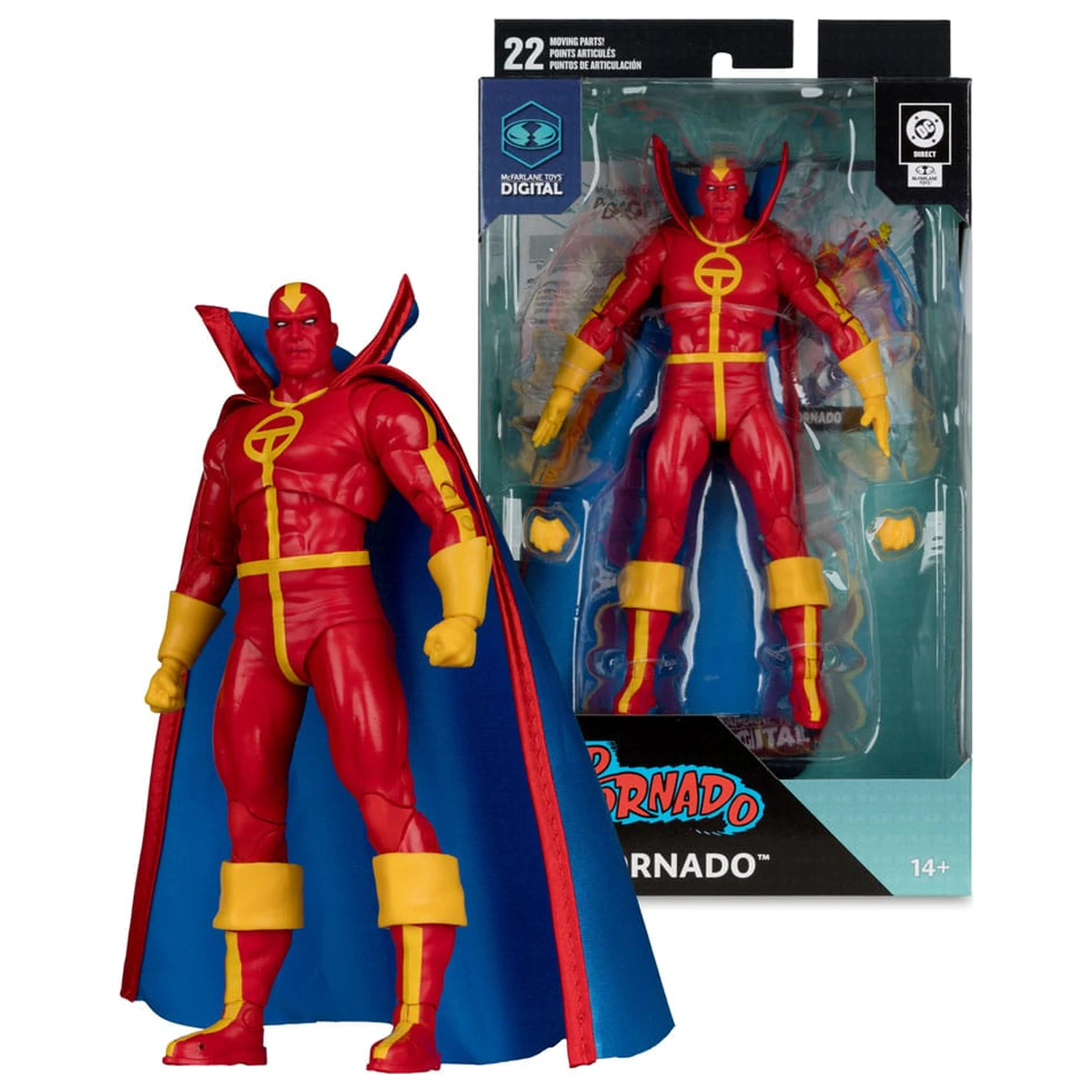 DC Direct McFarlane Toys Digital Action Figure Red Tornado (Bronze Age) 18 cm zdjęcie produktu