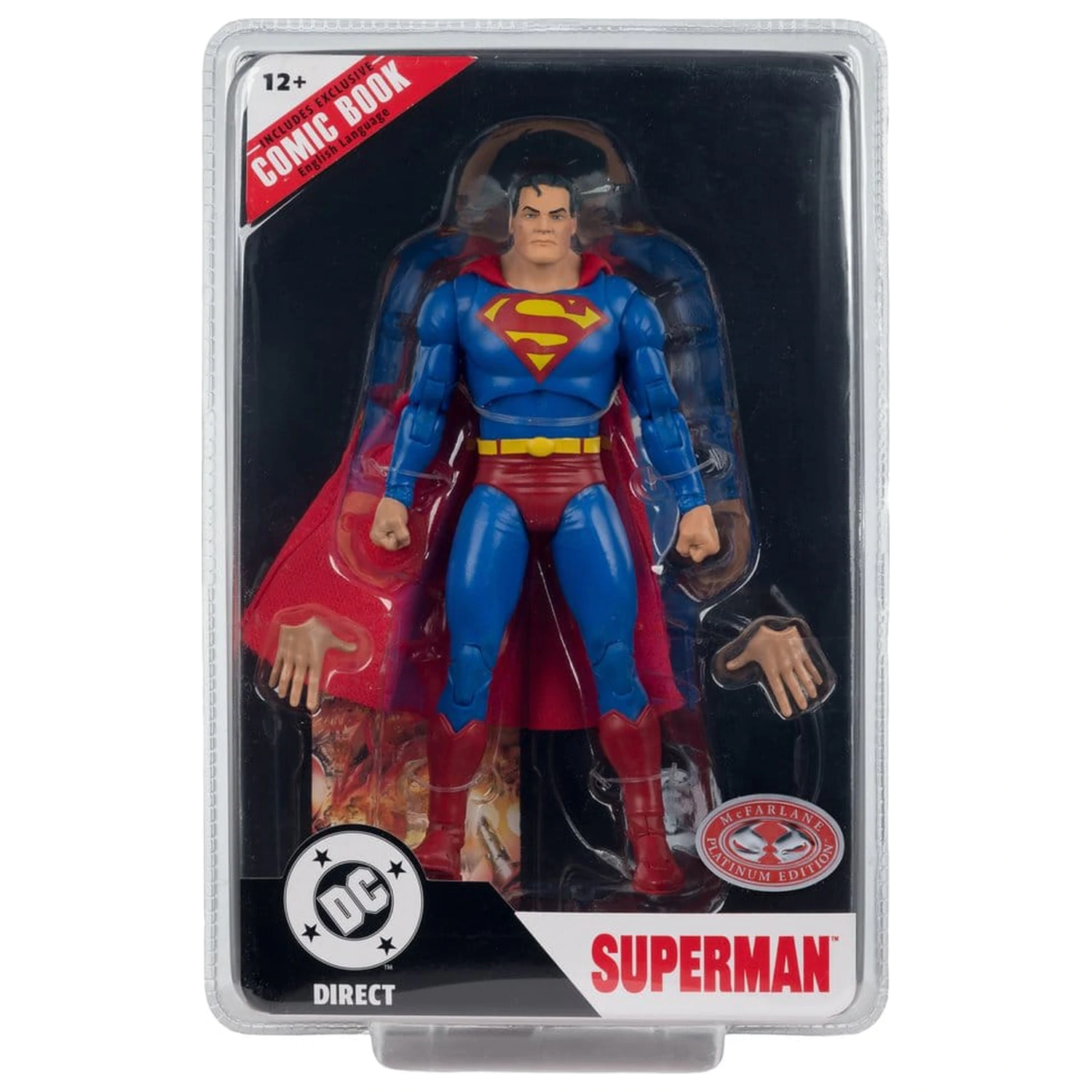 DC Direct Page Punchers figurka akcji Superman (Justice #1) (Red Platinum Edition) 19 cm zdjęcie produktu