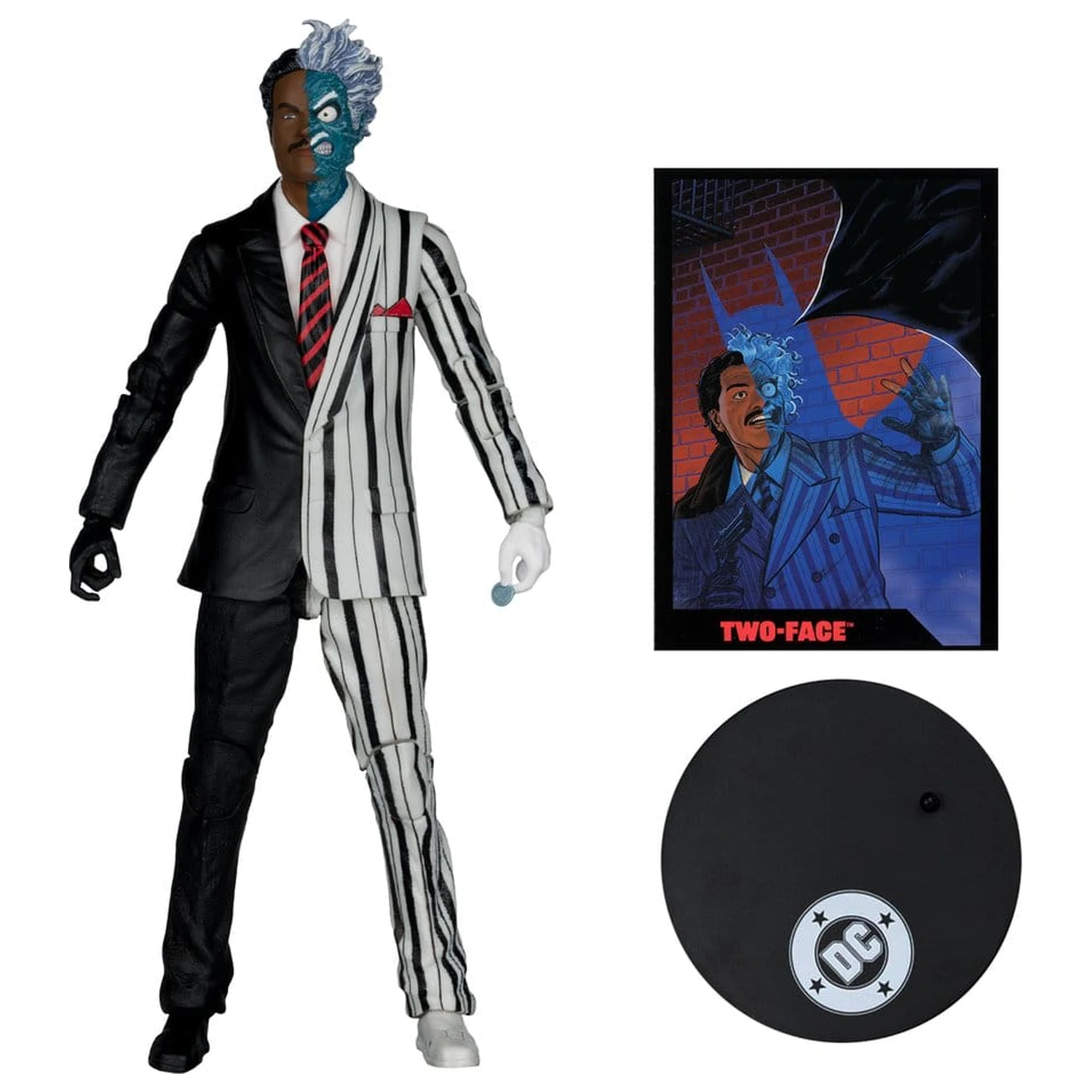 DC Direct Page Punchers figurka akcji Two-Face (Batman 89) (Red Platinum Edition) 19 cm zdjęcie produktu