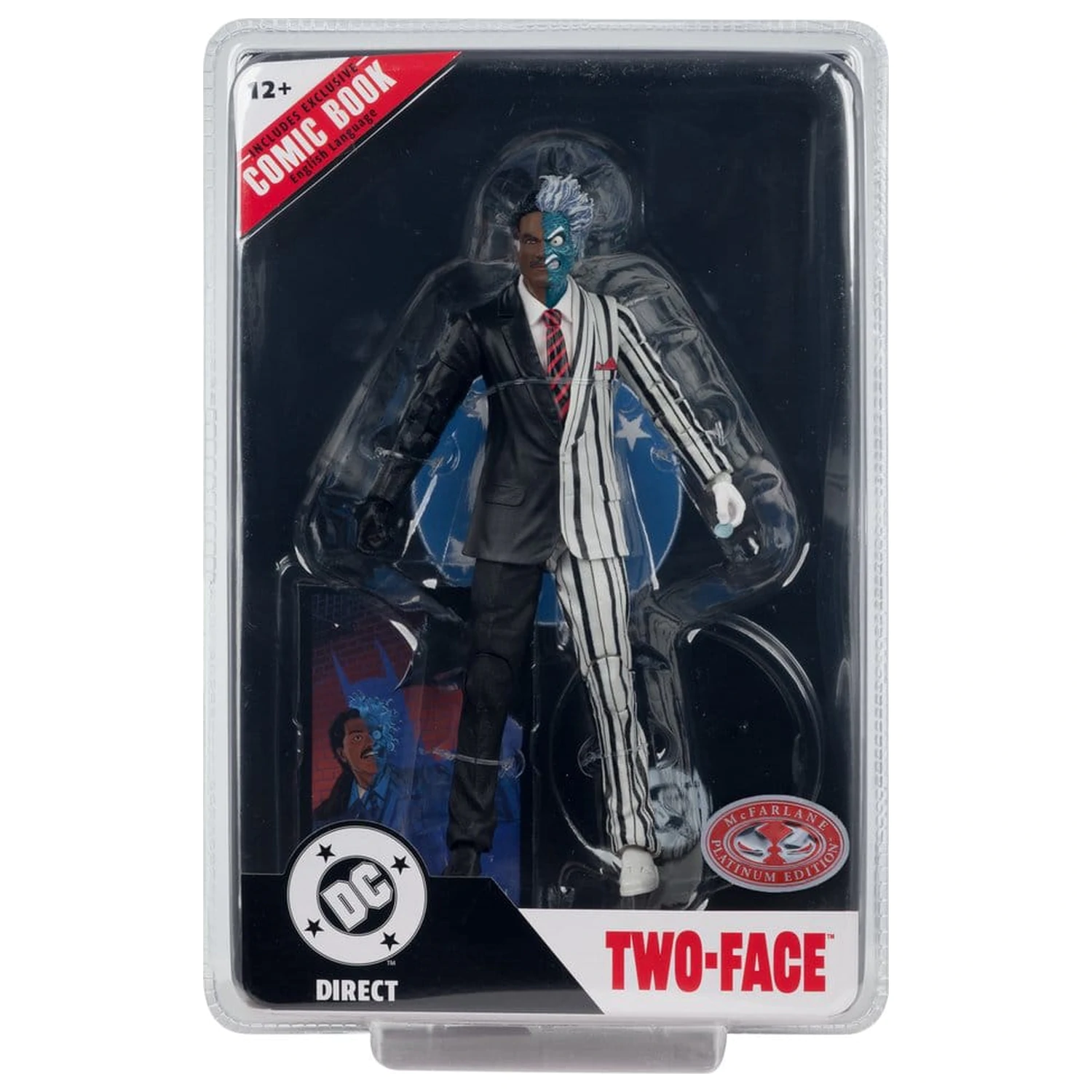 DC Direct Page Punchers figurka akcji Two-Face (Batman 89) (Red Platinum Edition) 19 cm zdjęcie produktu
