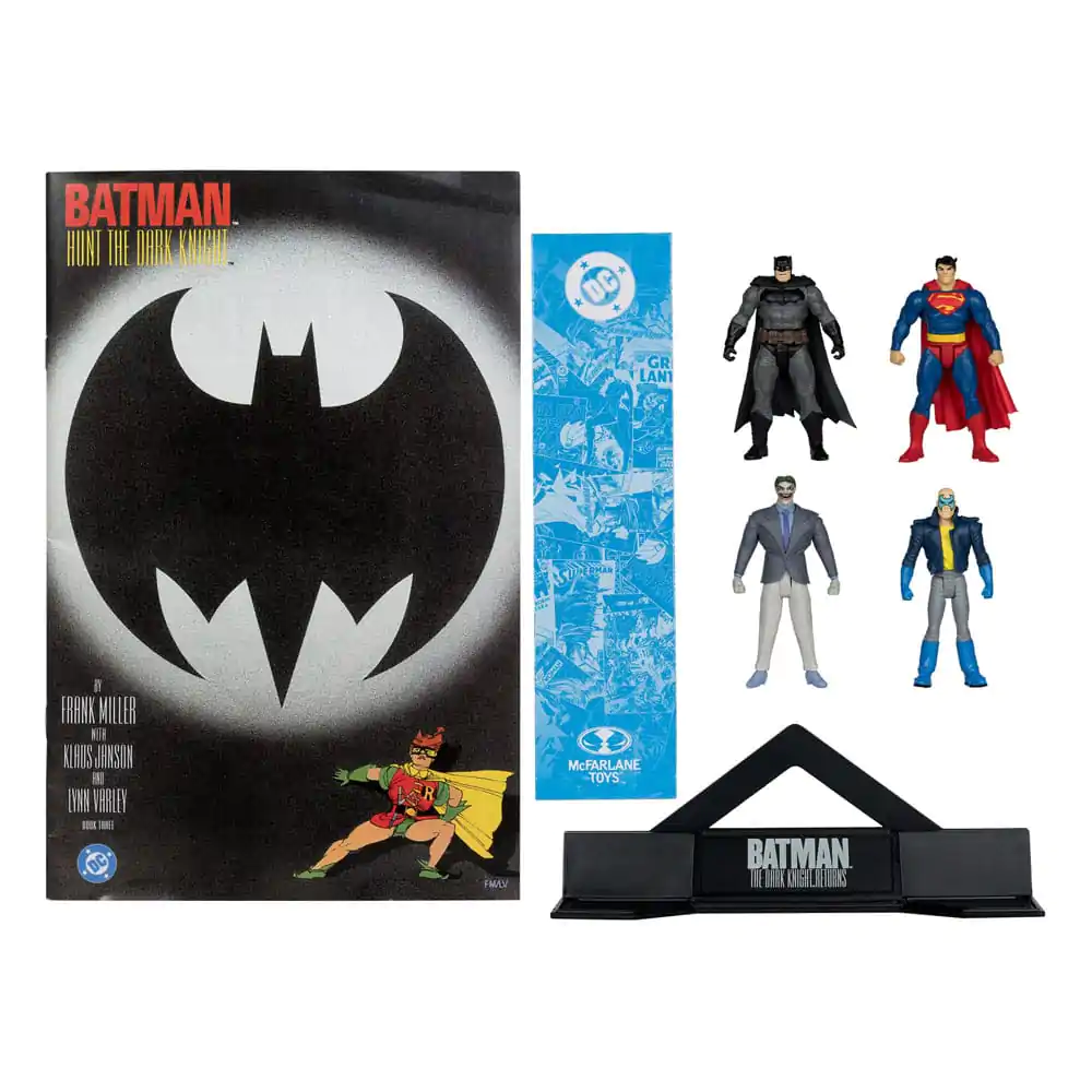 DC Direct Page Punchers Figurka akcji Zestaw 4 figurek Batman & Son of Batman & Superman & Joker 7 cm zdjęcie produktu