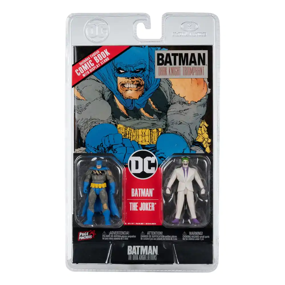 DC Direct Page Punchers Figurka Akcji 2-Pack Batman & The Joker (Batman: Powrót Mrocznego Rycerza) 8 cm zdjęcie produktu