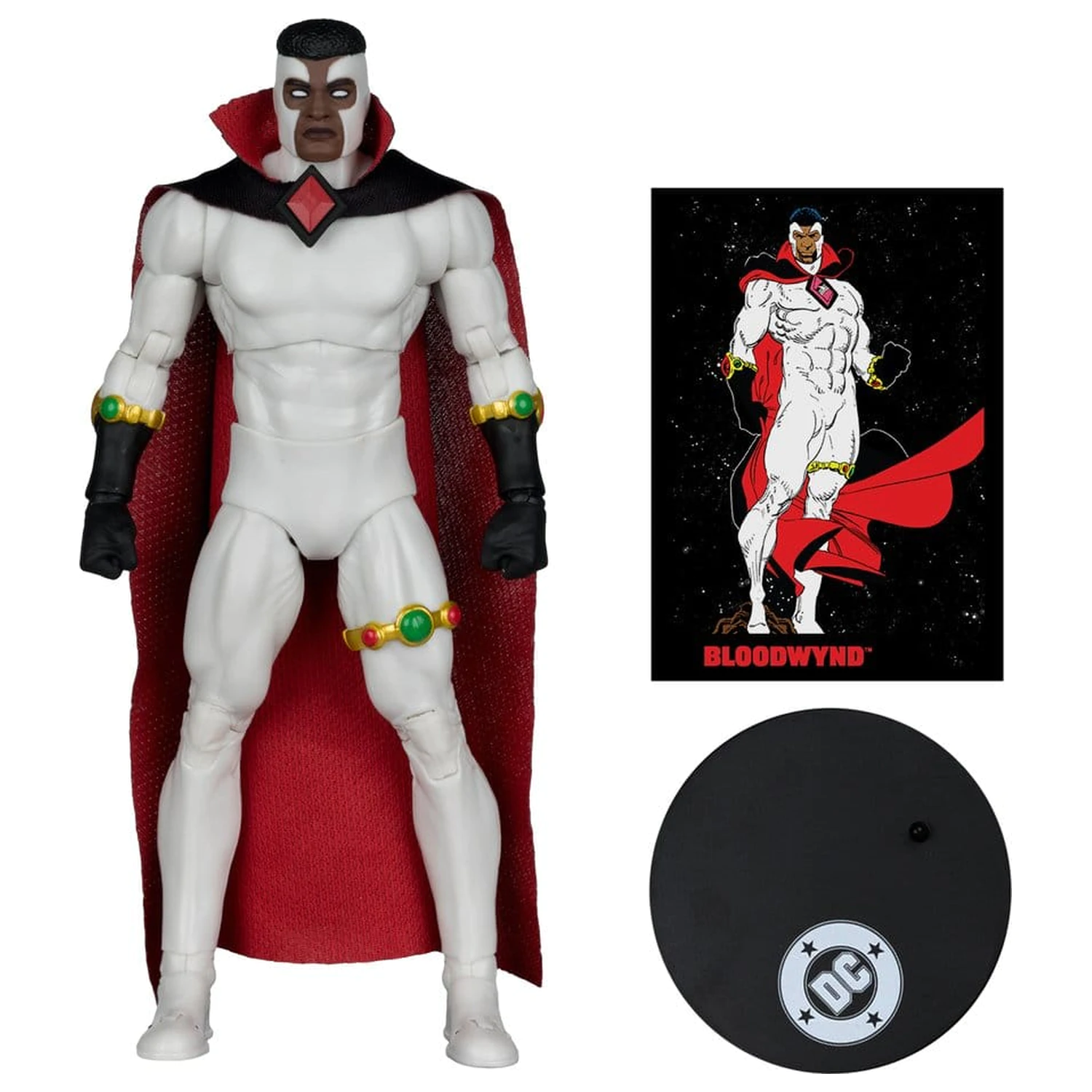 DC Direct Page Punchers figurka akcji Bloodwynd (Justice League #77) (Red Platinum Edition) 18 cm zdjęcie produktu
