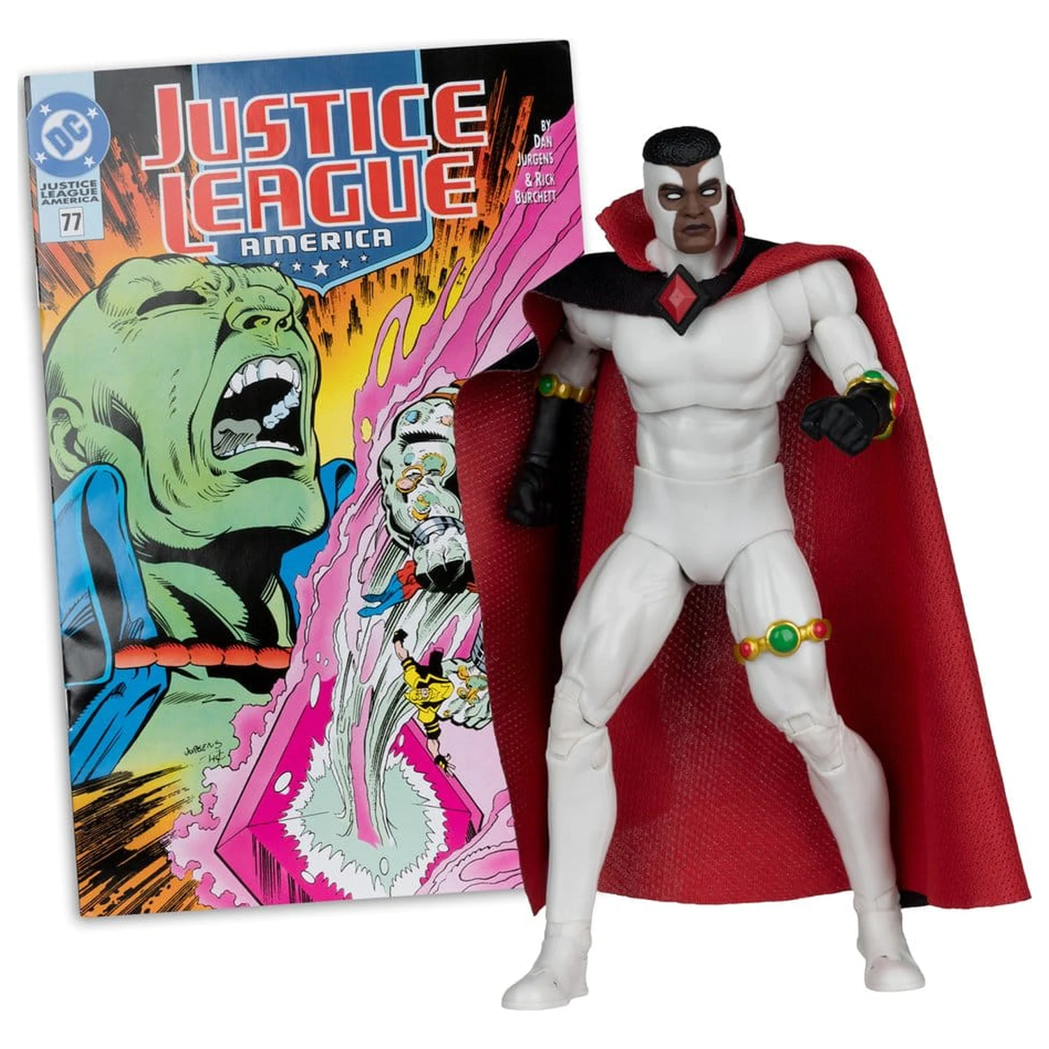 DC Direct Page Punchers figurka akcji Bloodwynd (Justice League #77) (Red Platinum Edition) 18 cm zdjęcie produktu