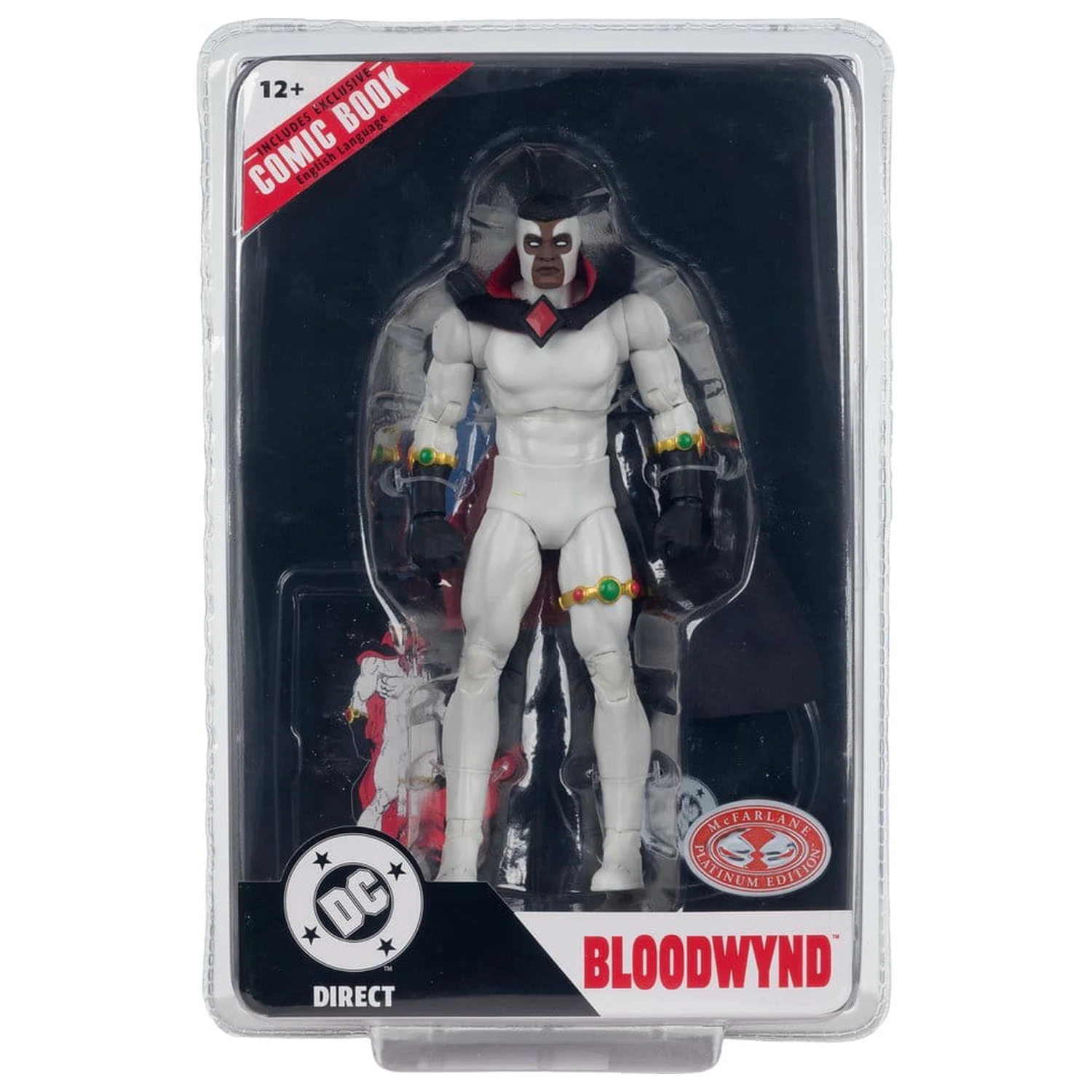 DC Direct Page Punchers figurka akcji Bloodwynd (Justice League #77) (Red Platinum Edition) 18 cm zdjęcie produktu