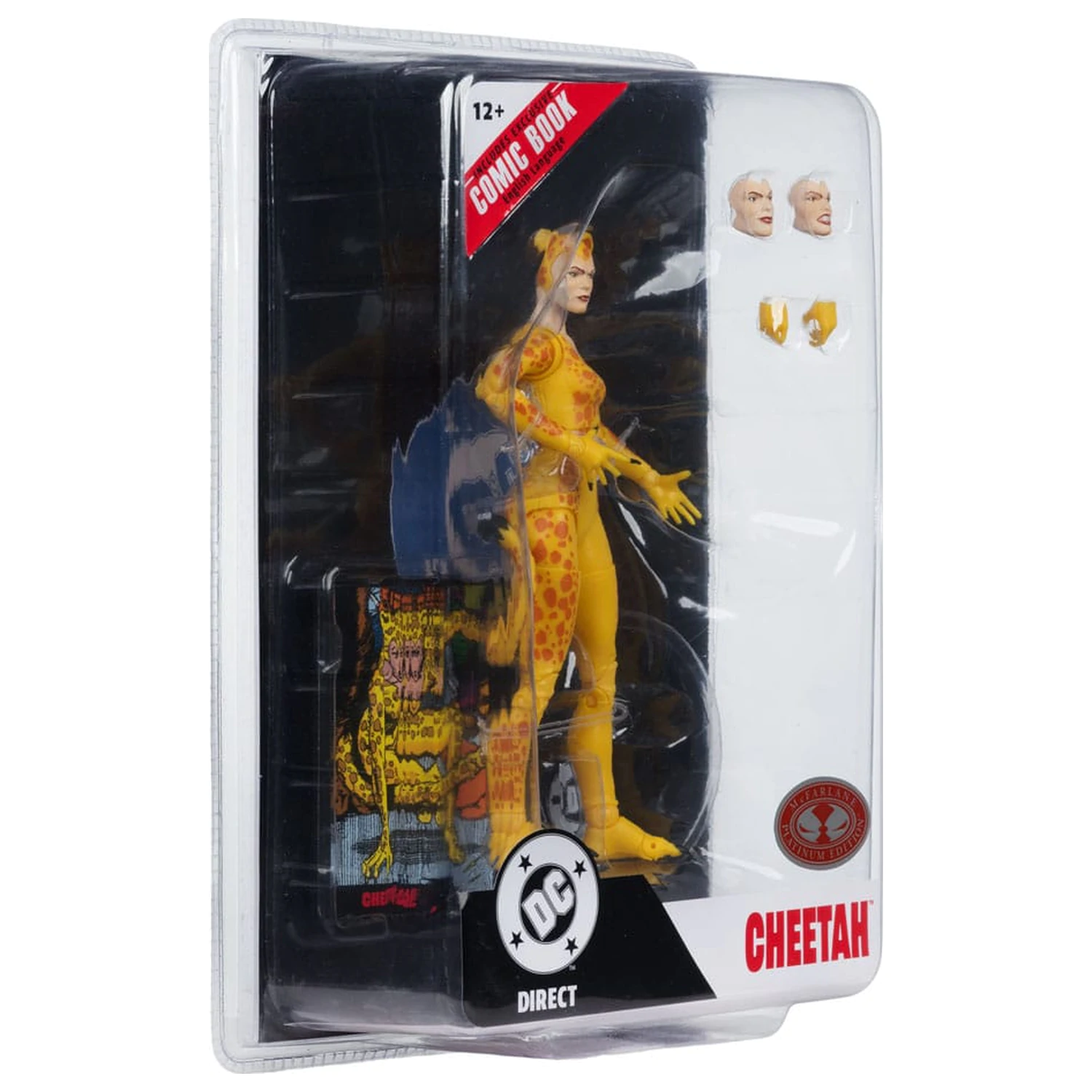 DC Direct Page Punchers figurka akcji Cheetah (Crisis on Infinite Earths)(Red Platinum Edition) 17 cm zdjęcie produktu