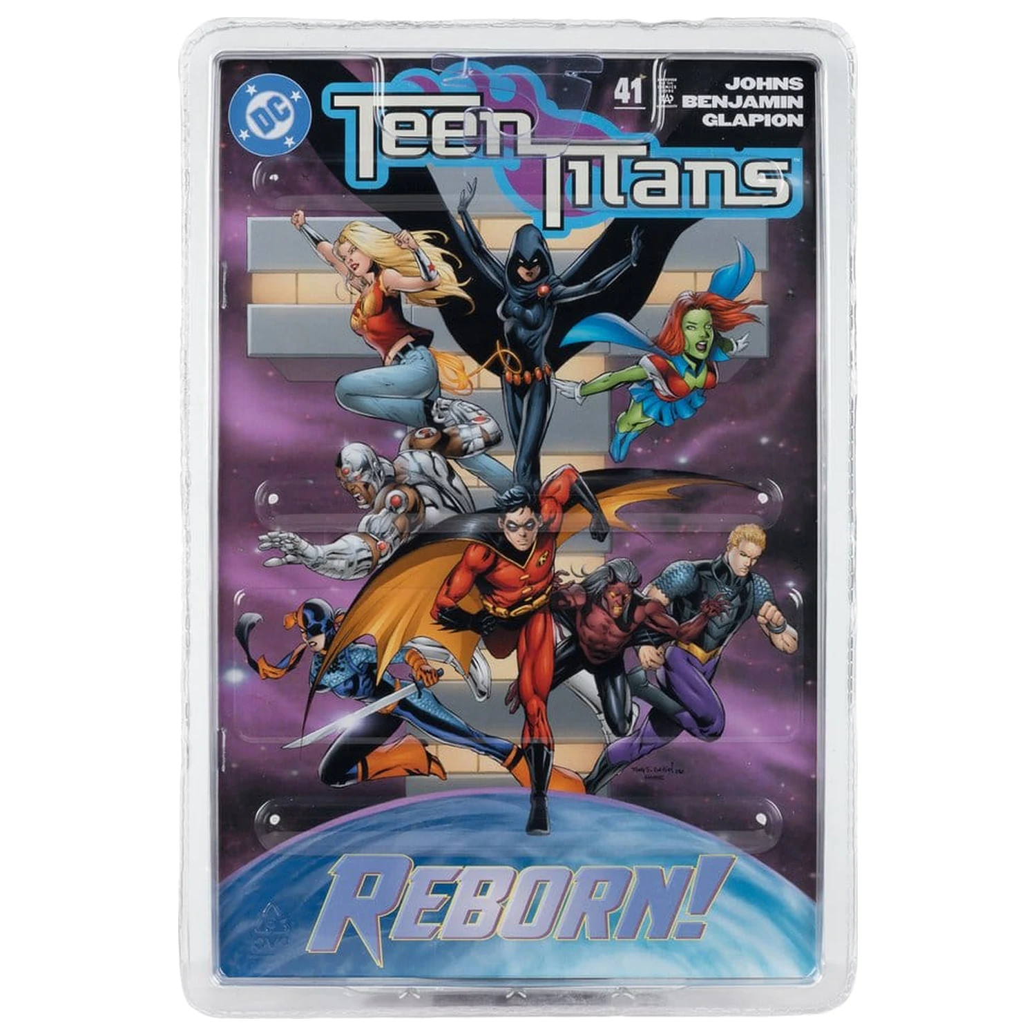 DC Direct Page Punchers figurka akcji Miss Martian (Teen Titans #41) (Red Platinum Edition) 17 cm zdjęcie produktu