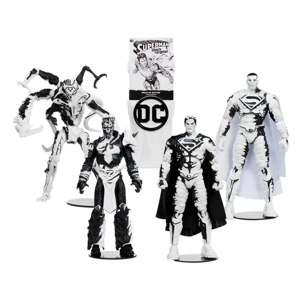 DC Direct Page Punchers Figurki Akcji & Komiks Zestaw 4 Superman Series (Sketch Edition) (Gold Label) 18 cm zdjęcie produktu