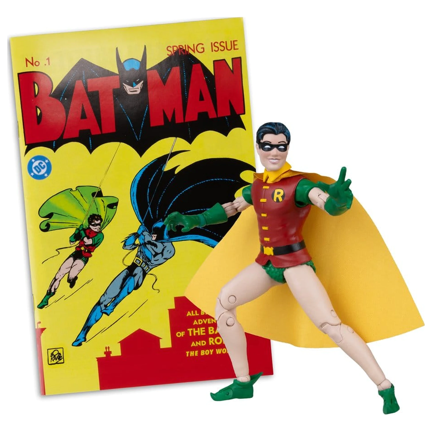 DC Direct Page Punchers figurka akcji Robin Dick Grayson (Batman #1) (Red Platinum Edition) 14 cm zdjęcie produktu