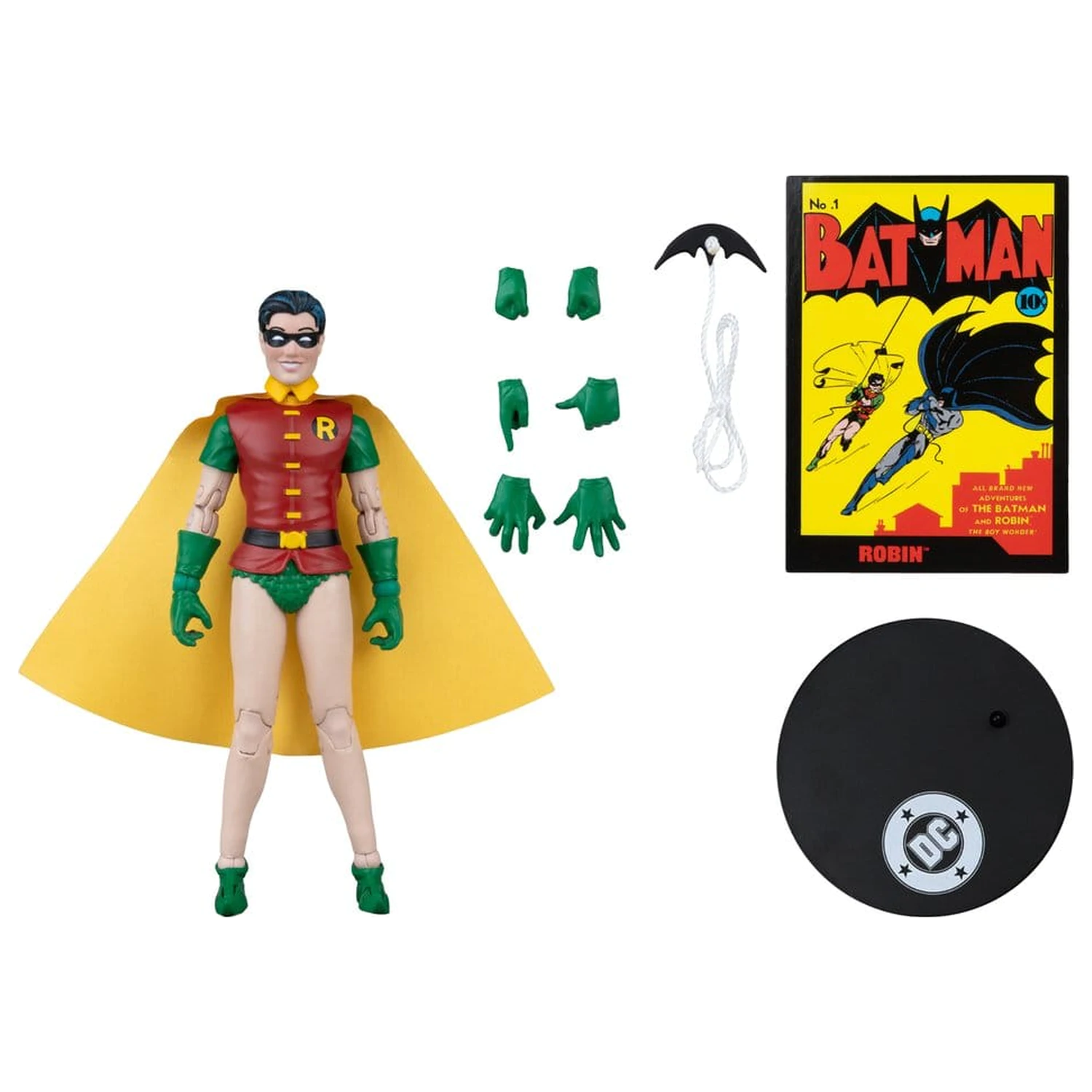 DC Direct Page Punchers figurka akcji Robin Dick Grayson (Batman #1) (Red Platinum Edition) 14 cm zdjęcie produktu
