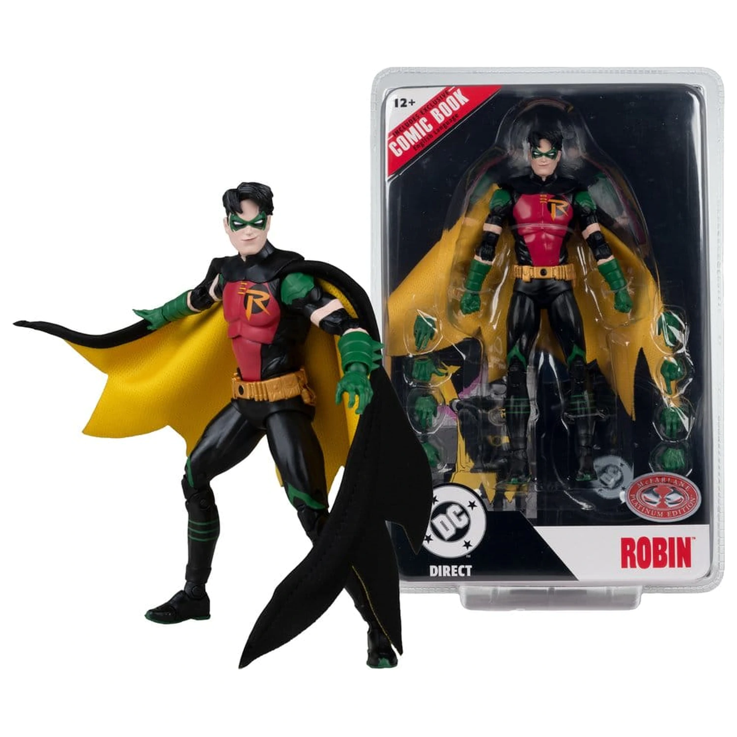 DC Direct Page Punchers figurka akcji Robin Tim Drake (Nightwing #81) (Red Platinum Edition) 18 cm zdjęcie produktu