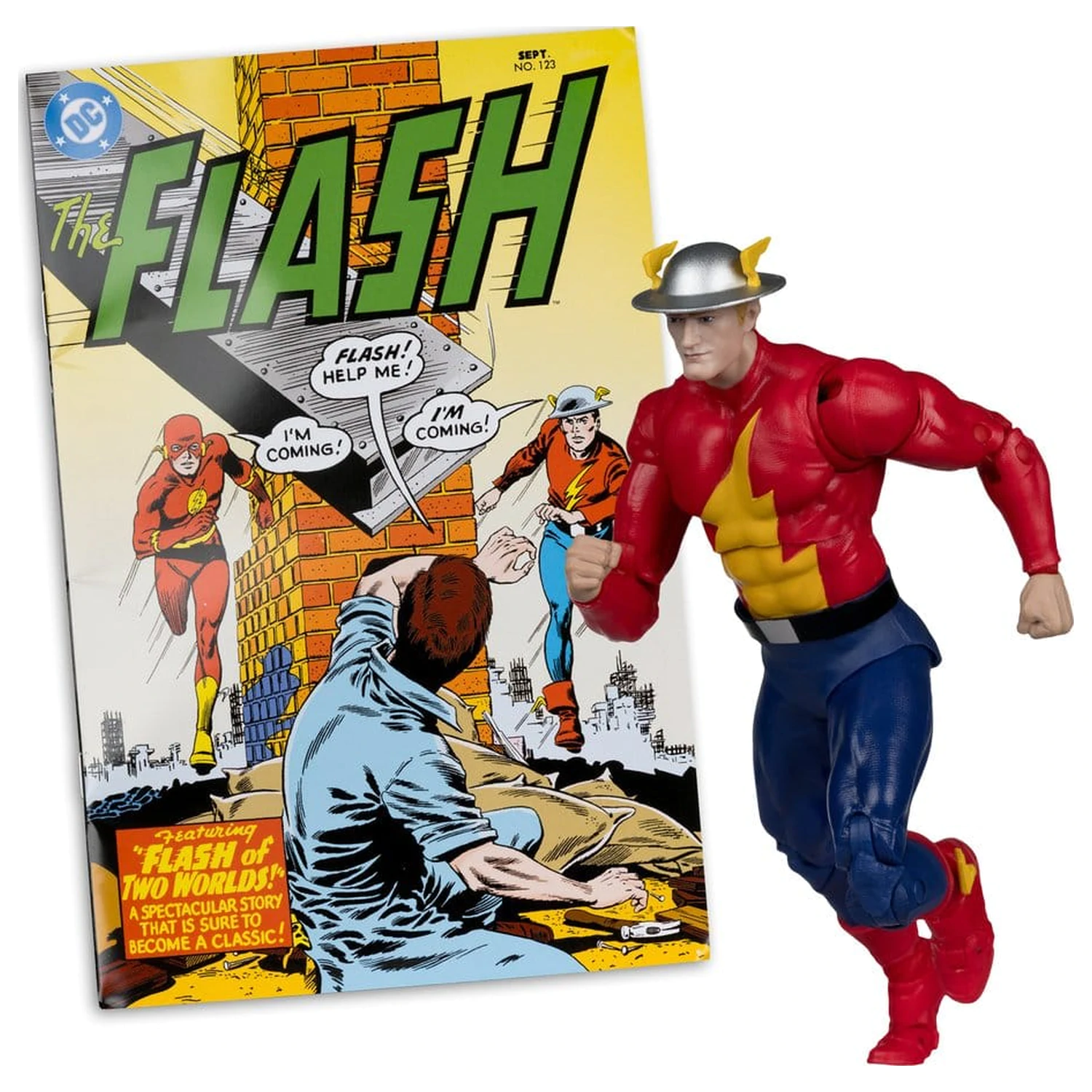 DC Direct Page Punchers figurka The Flash Jay Garrick (The Flash #123) (Red Platinum Edition) 18 cm zdjęcie produktu