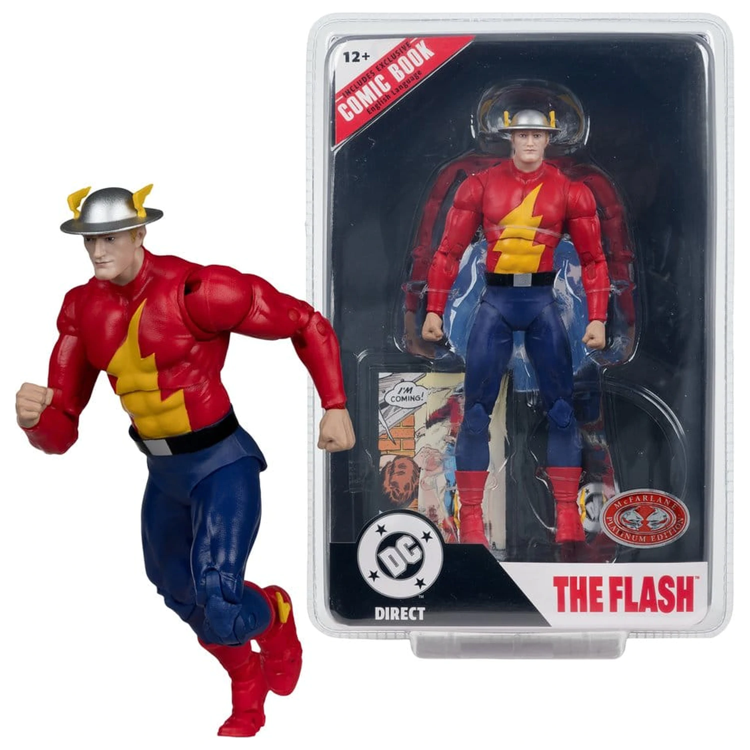 DC Direct Page Punchers figurka The Flash Jay Garrick (The Flash #123) (Red Platinum Edition) 18 cm zdjęcie produktu