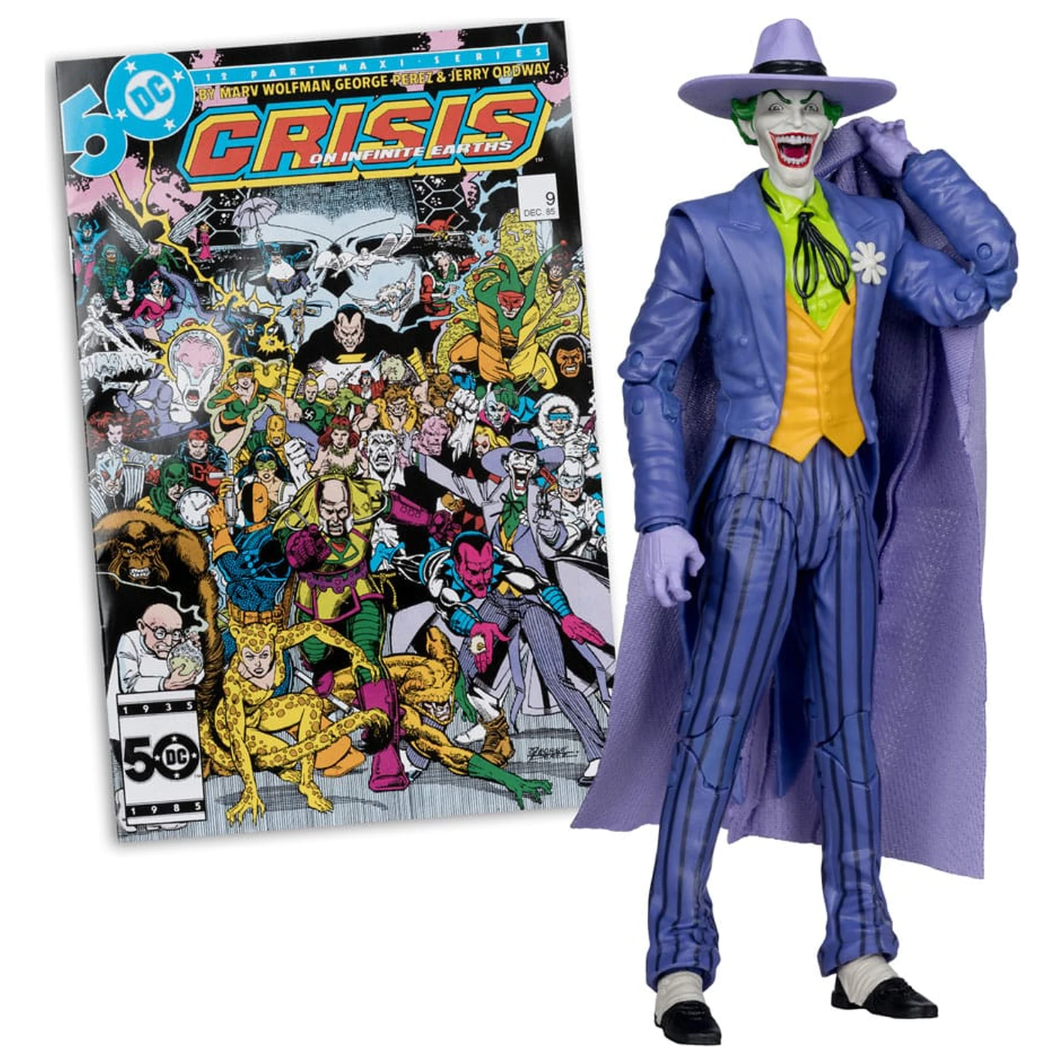 DC Direct Page Punchers figurka The Joker (Crisis on Infinite Earths) 18 cm zdjęcie produktu