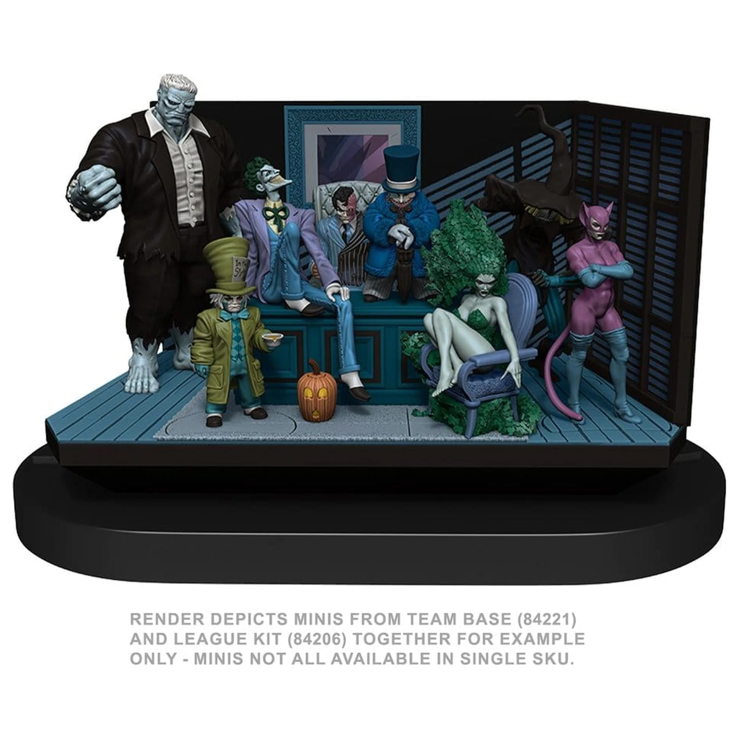Minifigurki DC HeroClix SwitchClix z podstawą The Long Halloween Team Base 23 cm zdjęcie produktu
