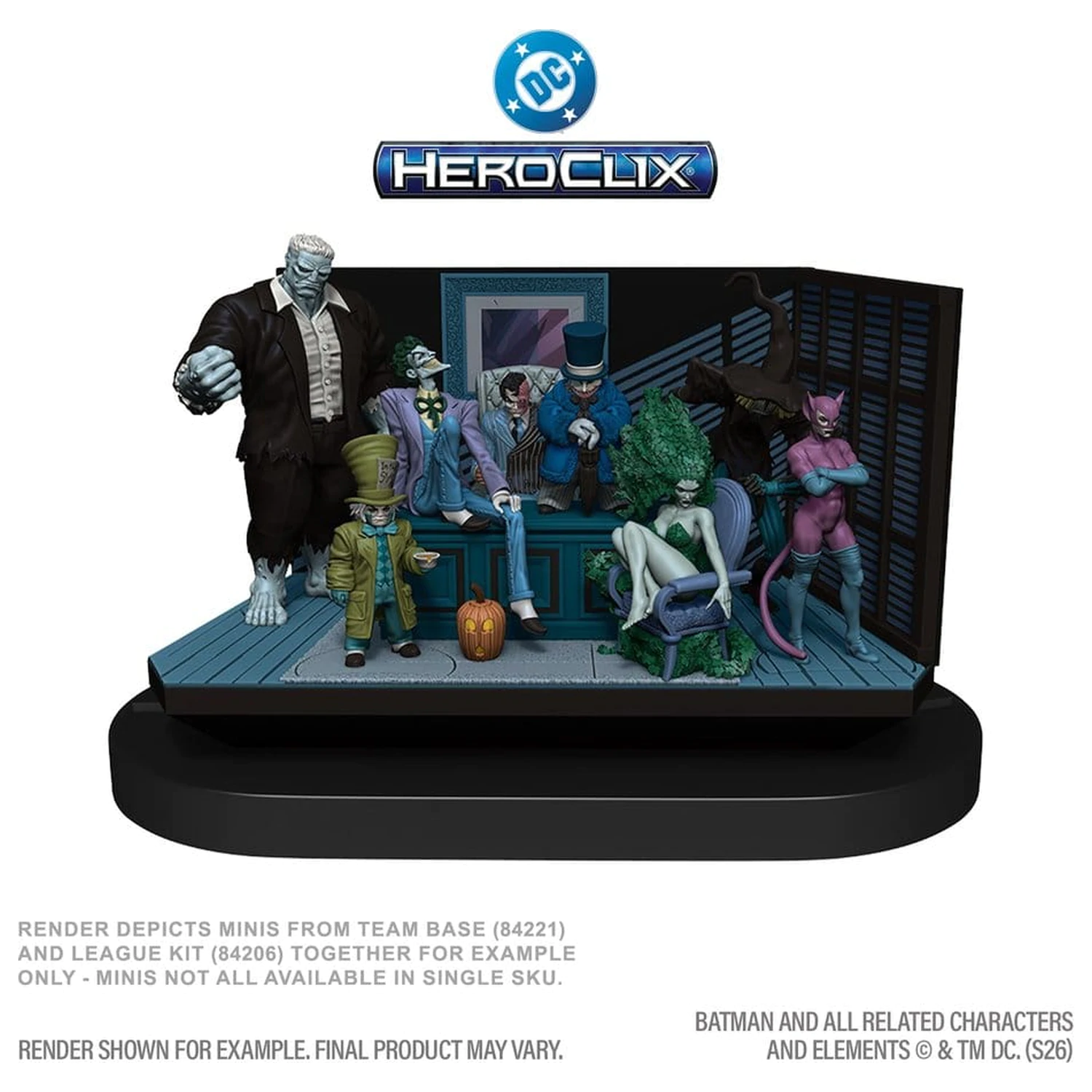 Minifigurki DC HeroClix SwitchClix z podstawą The Long Halloween Team Base 23 cm zdjęcie produktu