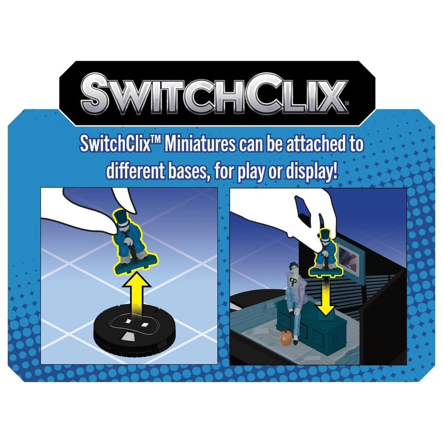 Minifigurki DC HeroClix SwitchClix z podstawą The Long Halloween Team Base 23 cm zdjęcie produktu