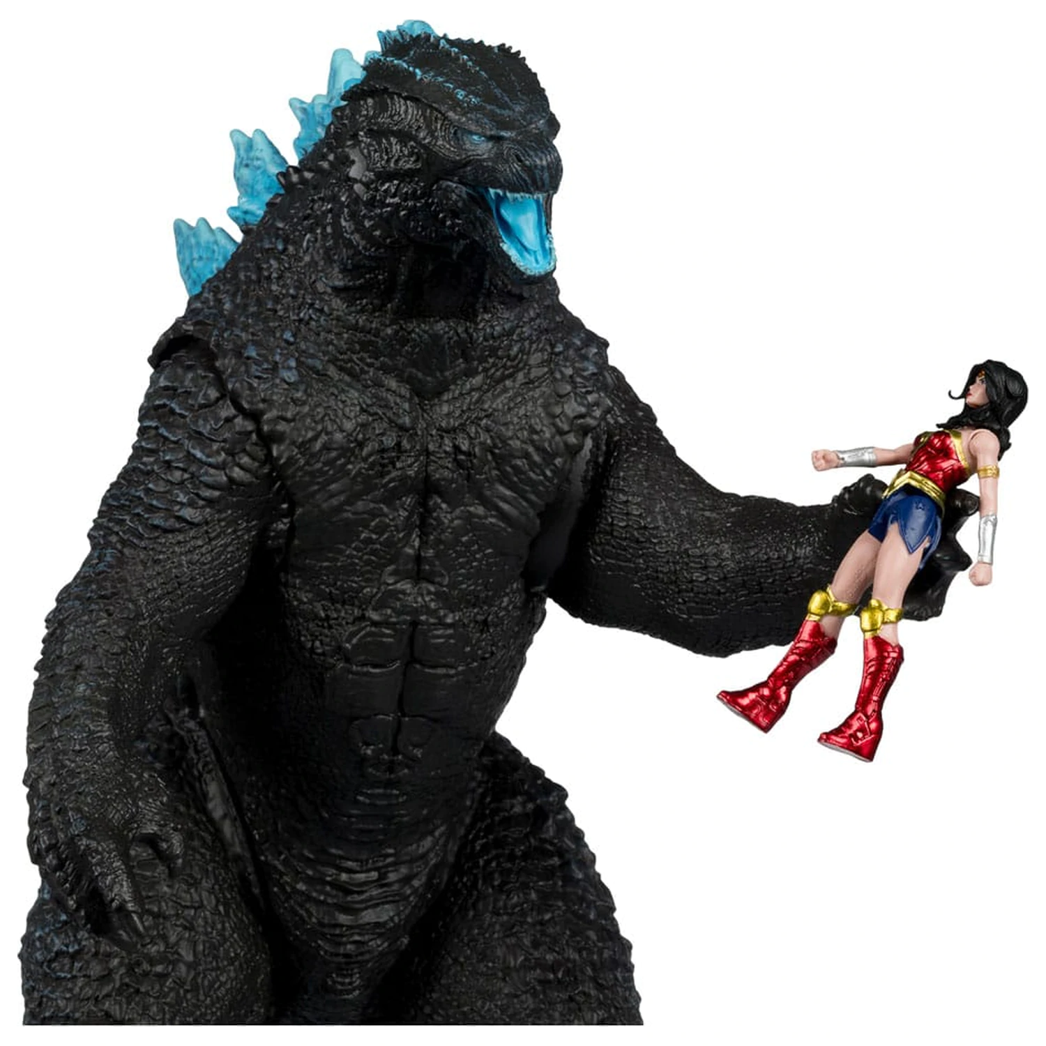 DC Justice League Monsterverse DC Multiverse Figurki Akcji 2-Pak Wonder Woman kontra Atomic Blast Godzilla 18 cm zdjęcie produktu