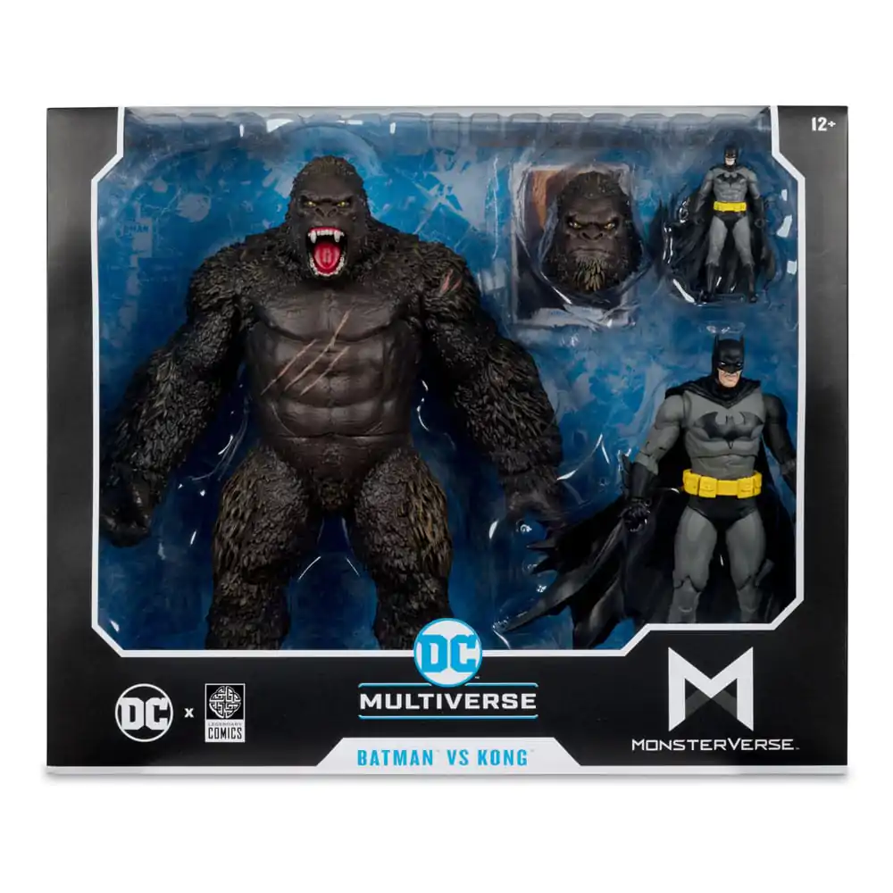 DC Liga Sprawiedliwości Monsterverse DC Multiverse Figurki Akcji 2-Pak Batman & Kong 29 cm zdjęcie produktu