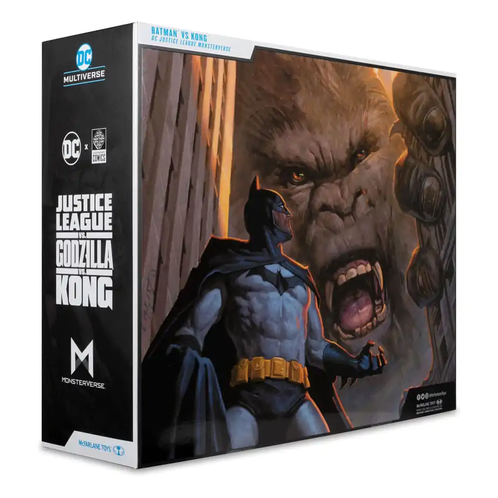 DC Liga Sprawiedliwości Monsterverse DC Multiverse Figurki Akcji 2-Pak Batman & Kong 29 cm zdjęcie produktu