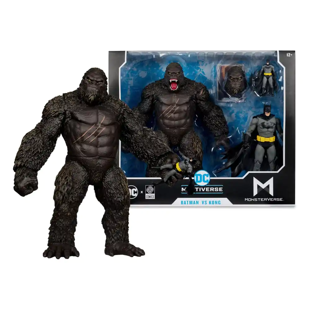 DC Liga Sprawiedliwości Monsterverse DC Multiverse Figurki Akcji 2-Pak Batman & Kong 29 cm zdjęcie produktu