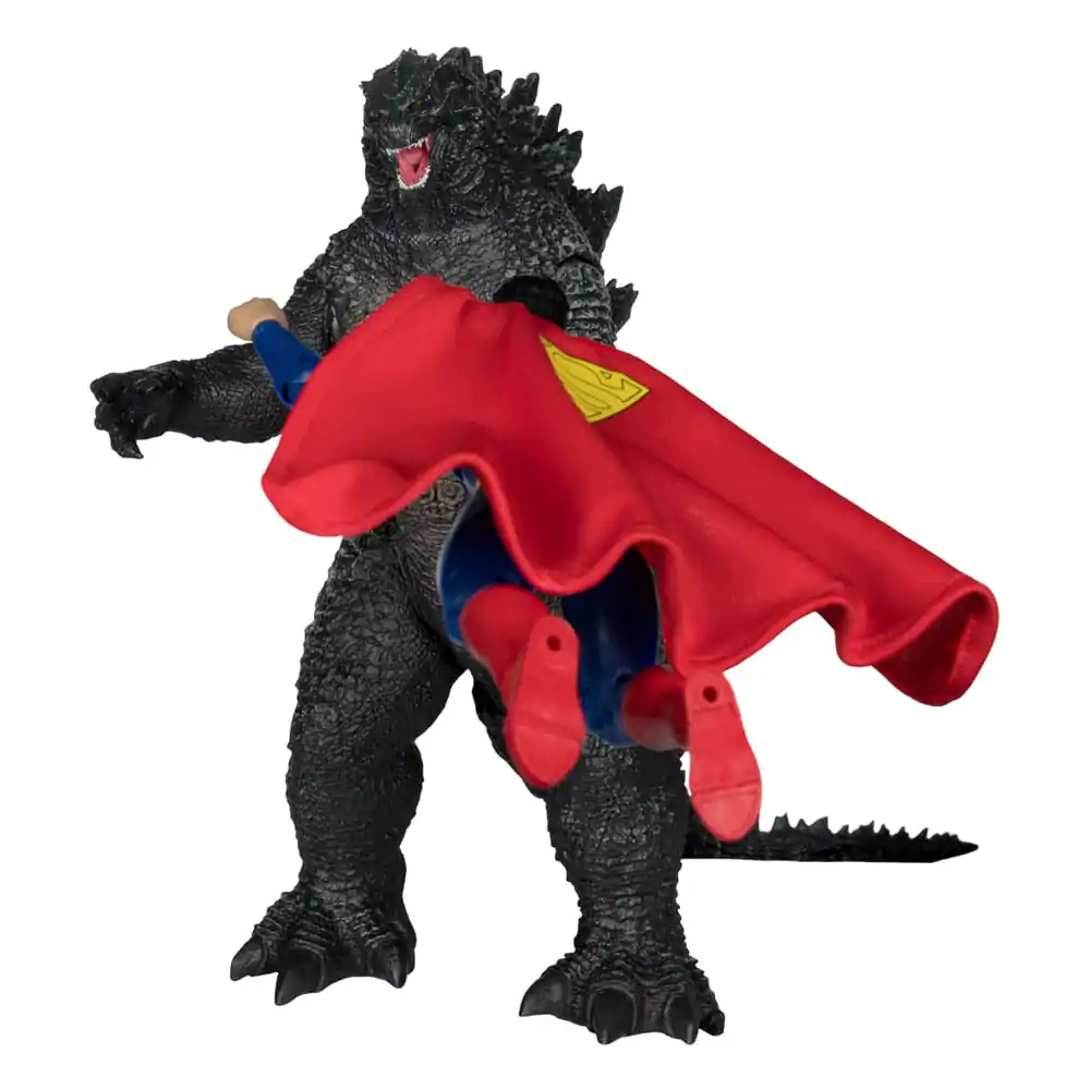 DC Liga Sprawiedliwości Monsterverse DC Multiverse Figurki Akcji 2-Pak Superman Vs. Godzilla 30 cm zdjęcie produktu