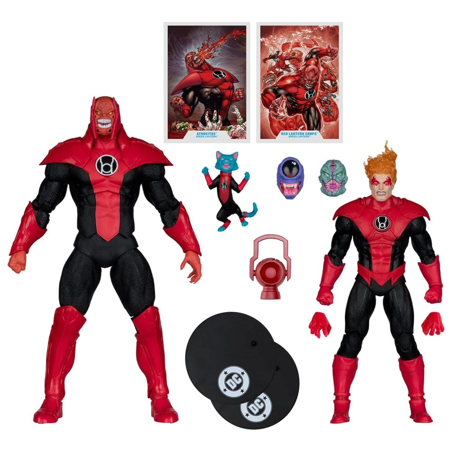 DC Multiverse Figurki Akcji 2-pak Atrocitus i Red Lantern Corps (Green Lantern) 18 cm zdjęcie produktu