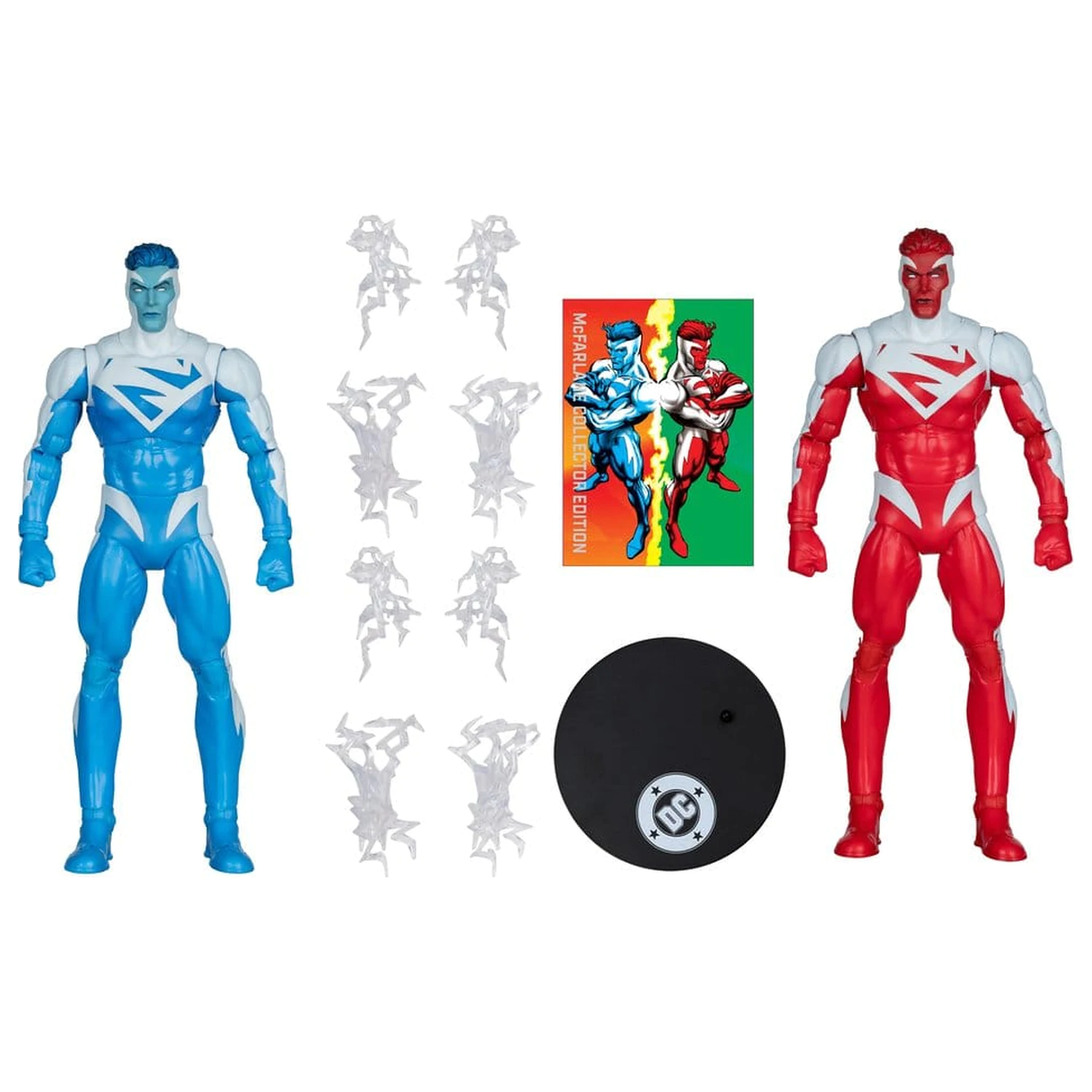 Figurki akcji DC Multiverse 2-Pak Superman Blue kontra Superman Red (Gold Label) 18 cm zdjęcie produktu