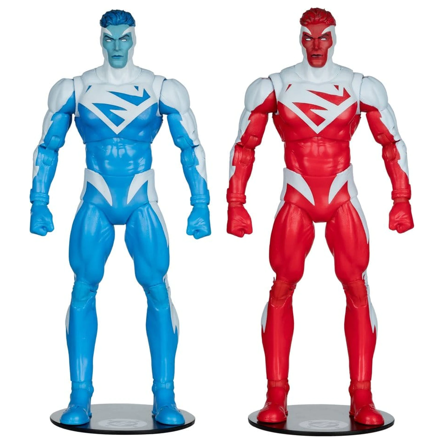 Figurki akcji DC Multiverse 2-Pak Superman Blue kontra Superman Red (Gold Label) 18 cm zdjęcie produktu