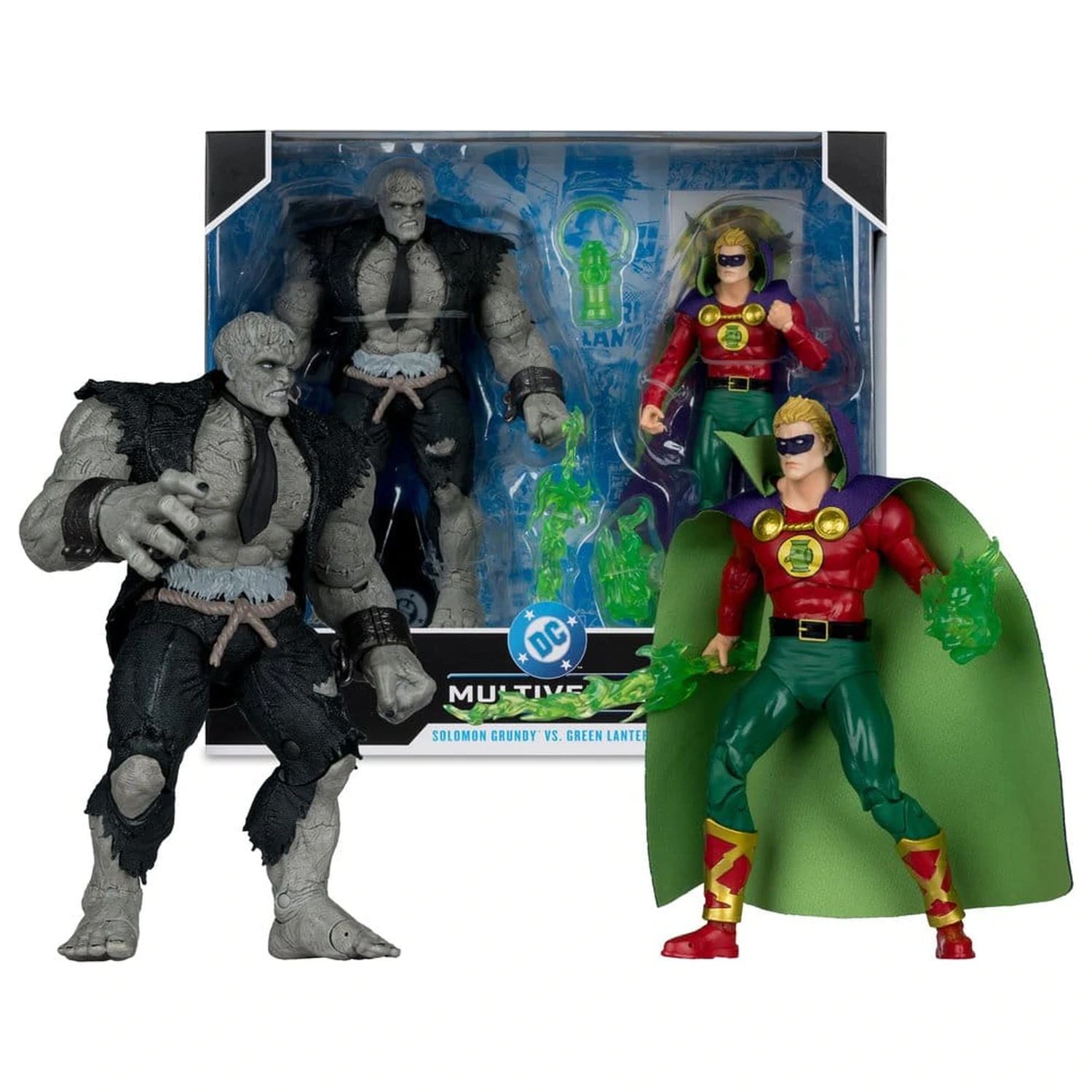 DC Multiverse figurki akcji 2-pak Solomon Grundy vs Green Lantern zdjęcie produktu