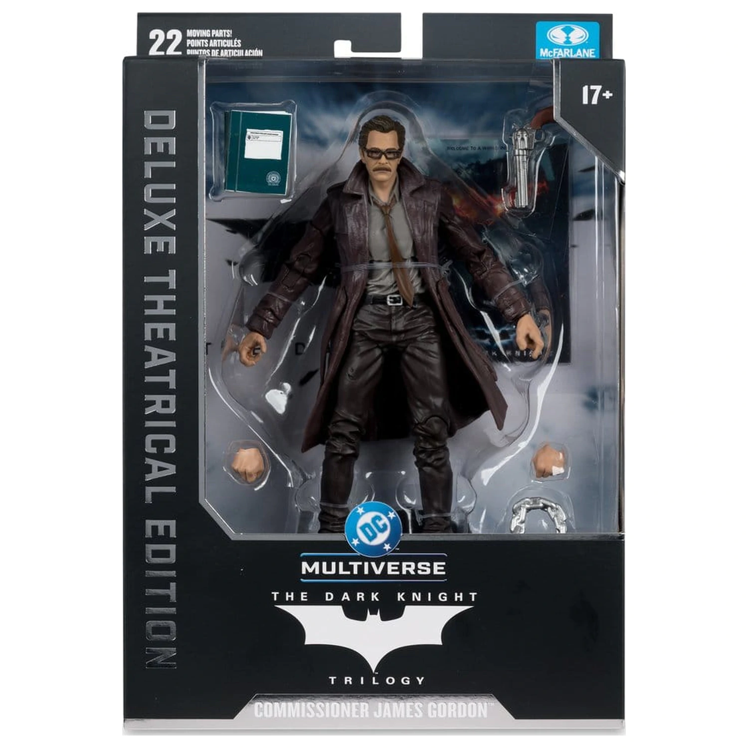 DC Multiverse Figurka akcji Commissioner James Gordon (The Dark Knight Trilogy) Deluxe Theatrical Edition 18 cm zdjęcie produktu