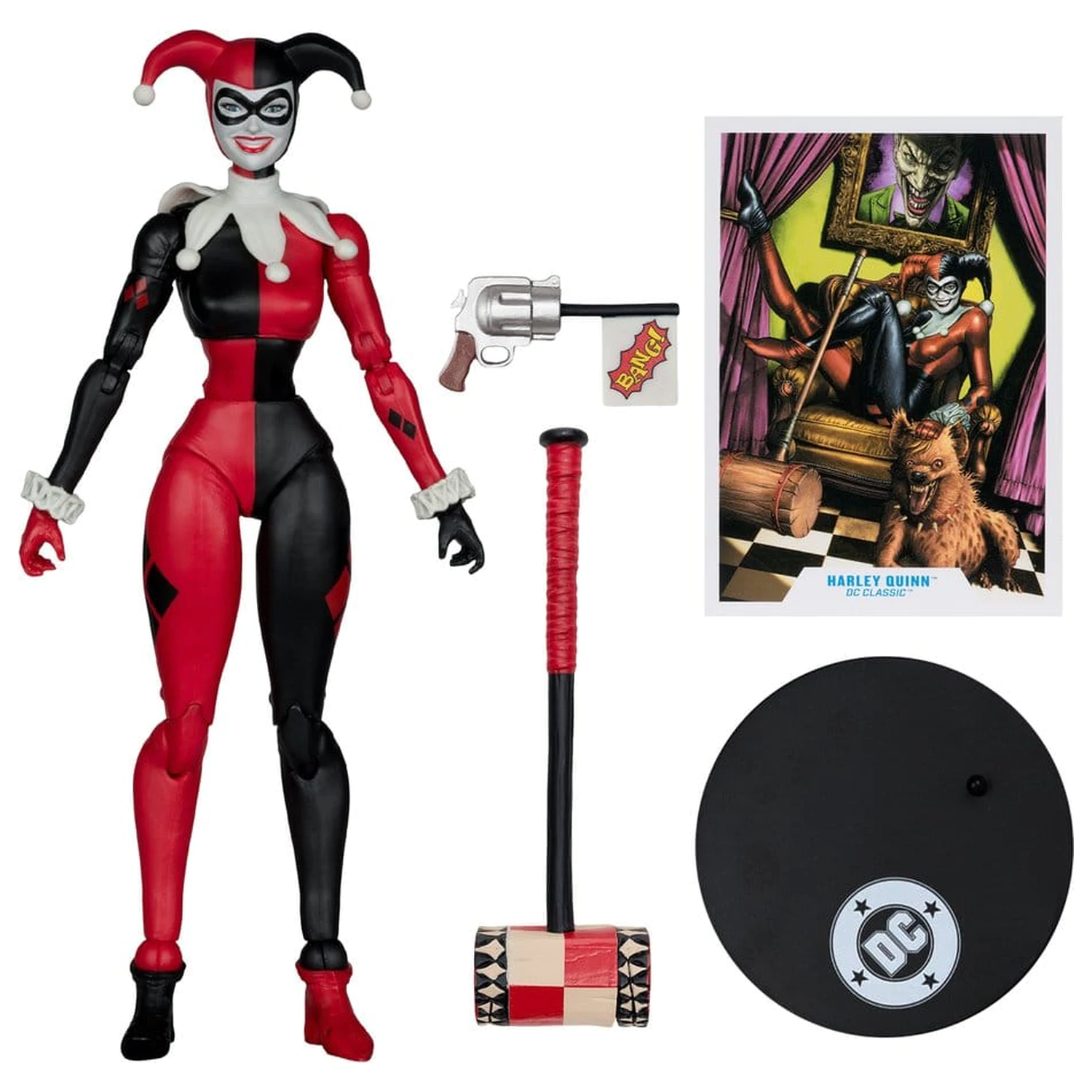 DC Multiverse Figurka Akcji Harley Quinn (DC Classic) (Gold Label) 18 cm zdjęcie produktu