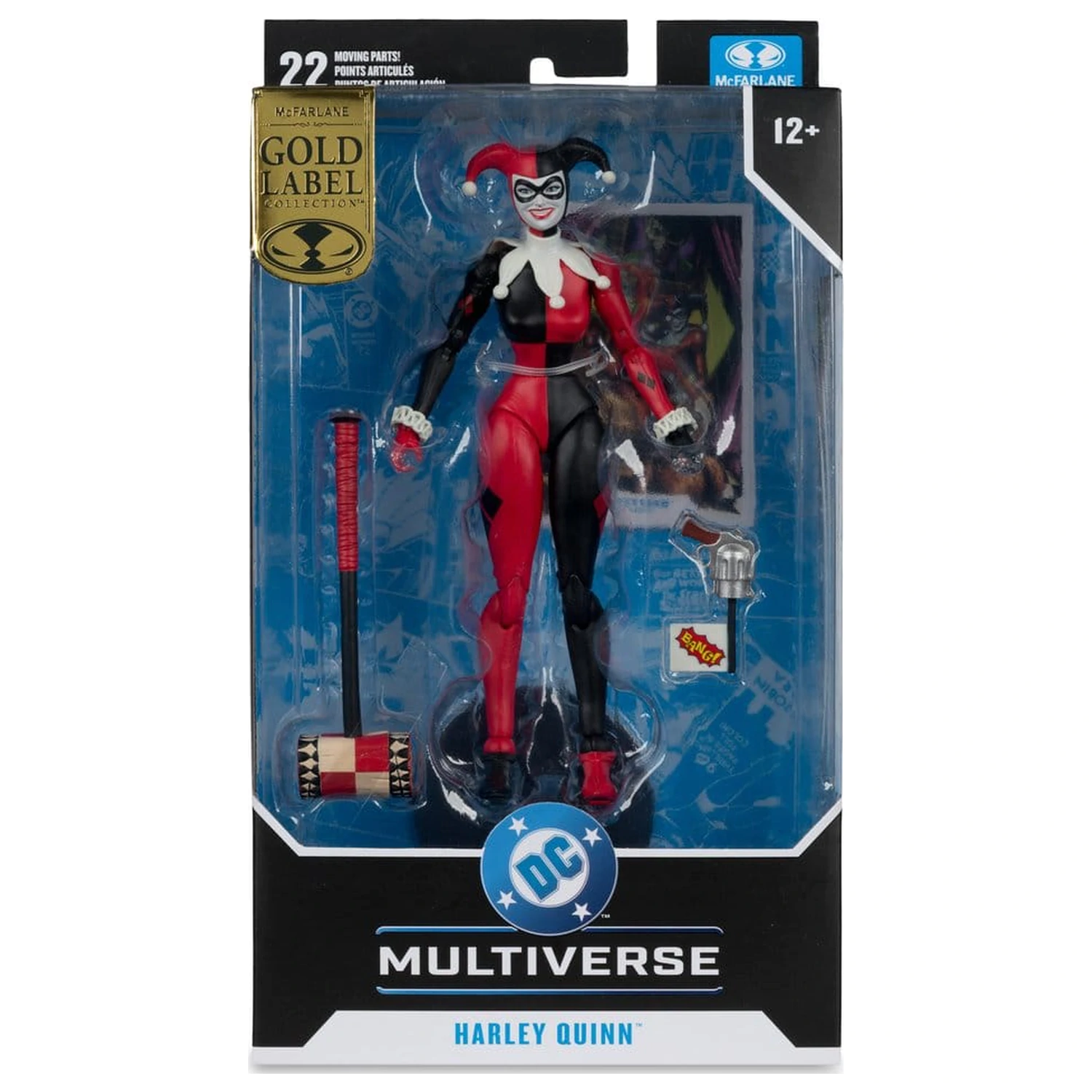 DC Multiverse Figurka Akcji Harley Quinn (DC Classic) (Gold Label) 18 cm zdjęcie produktu