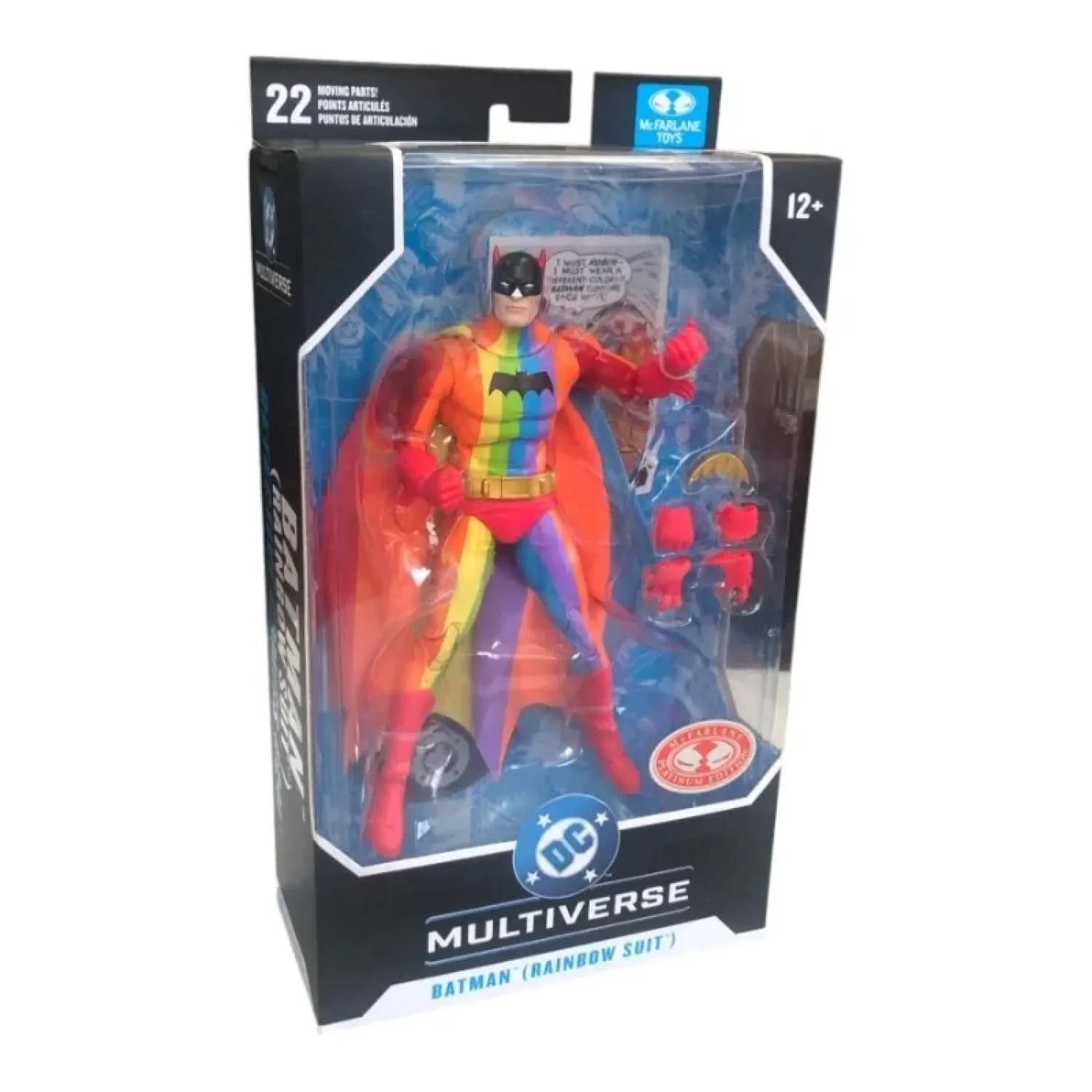 DC Multiverse Figurka Akcji Rainbow Batman (CHASE) 18 cm zdjęcie produktu