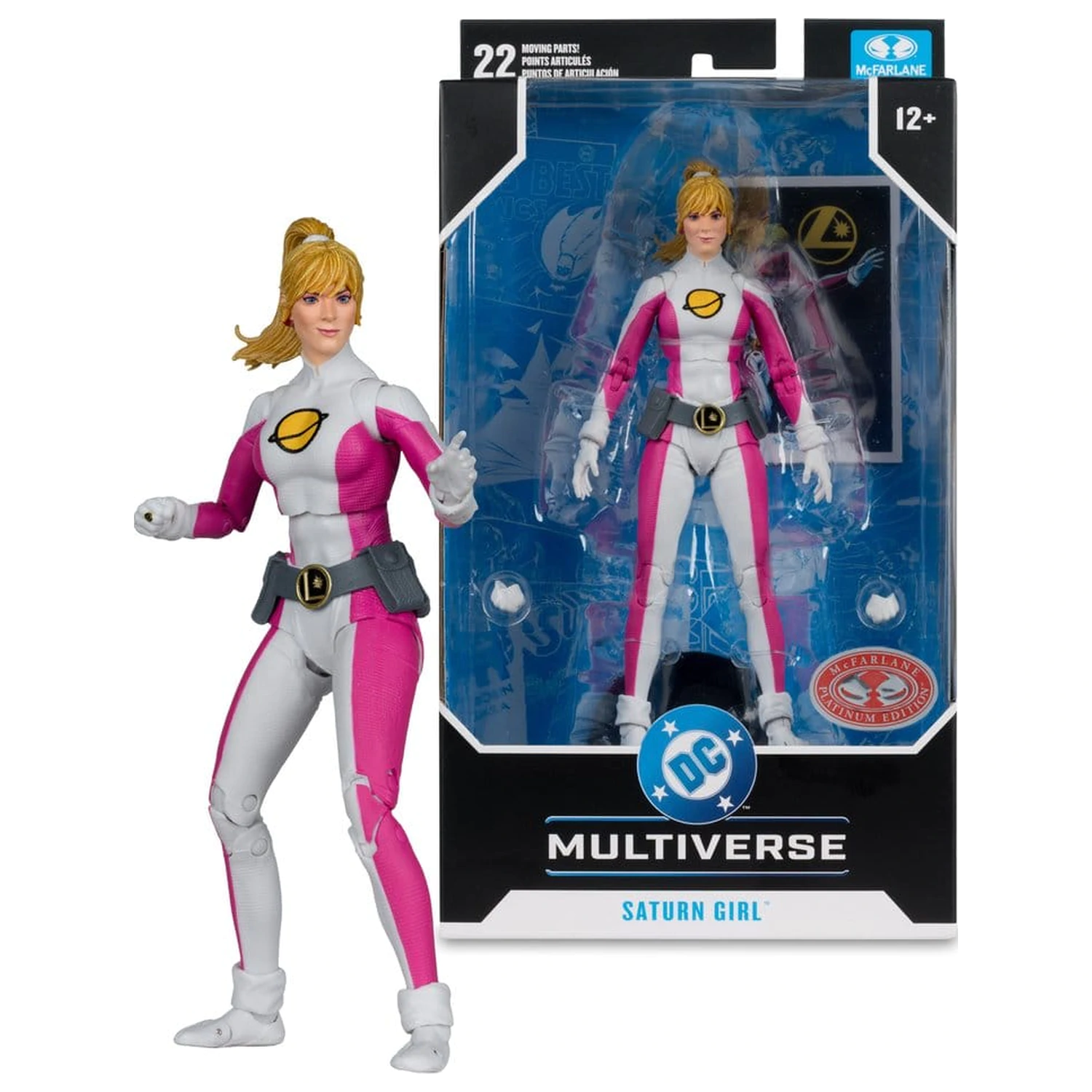 DC Multiverse Figurka Akcji Saturn Girl (DC Classic) (Red Platinum Edition) 18 cm zdjęcie produktu
