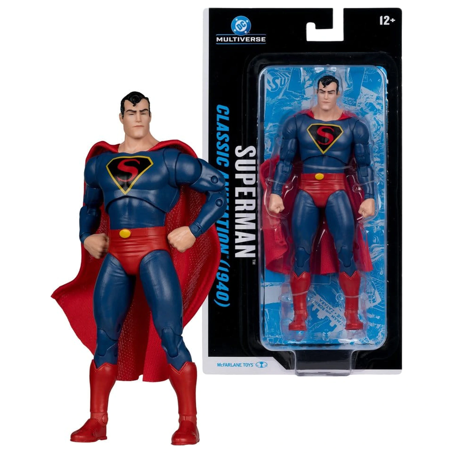 DC Multiverse figurka akcji Superman (Classic Animation 1940) 19 cm zdjęcie produktu