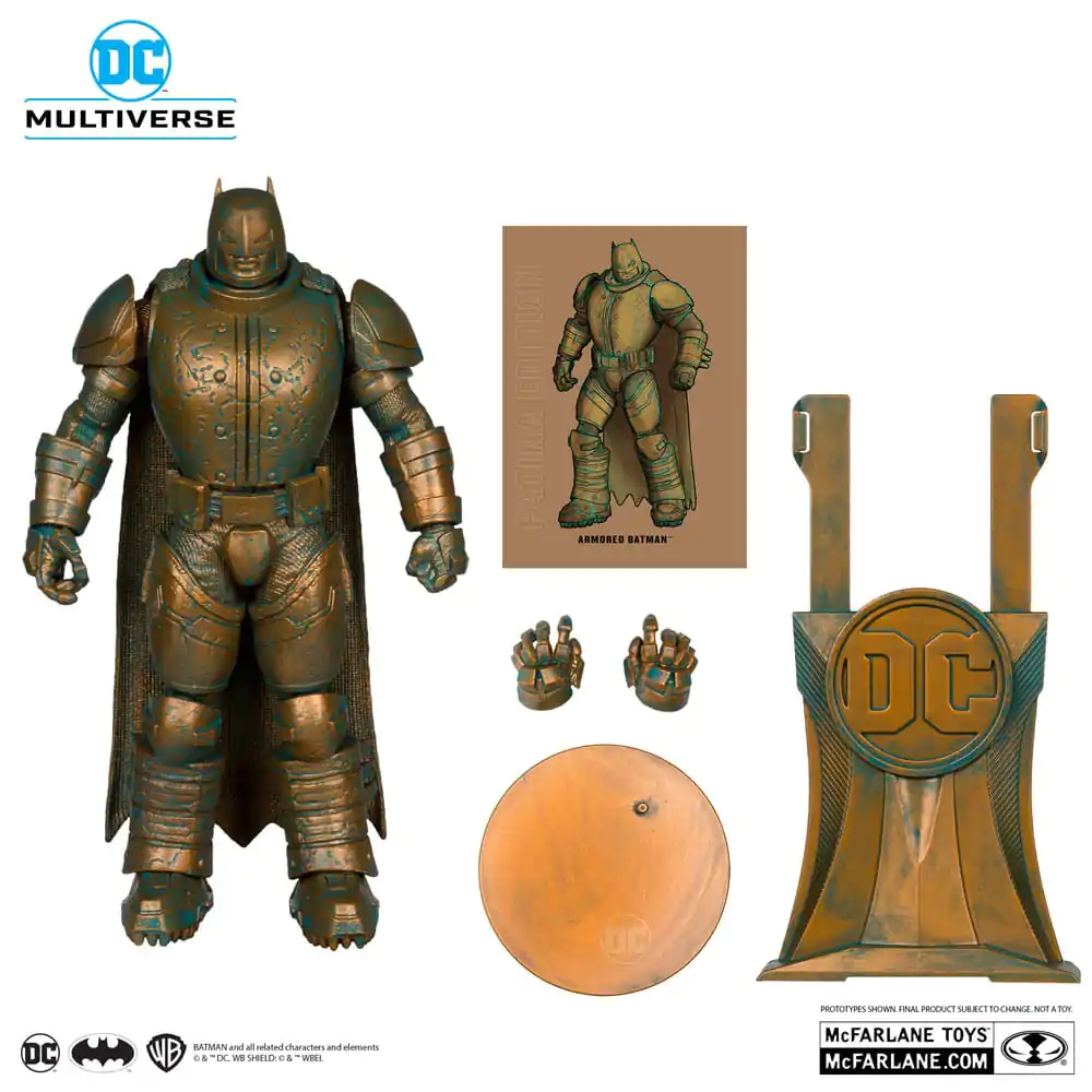 DC Multiverse Figurka Akcji Opancerzony Batman (Batman: Powrót Mrocznego Rycerza) Edycja Patyna (Gold Label) 18 cm zdjęcie produktu