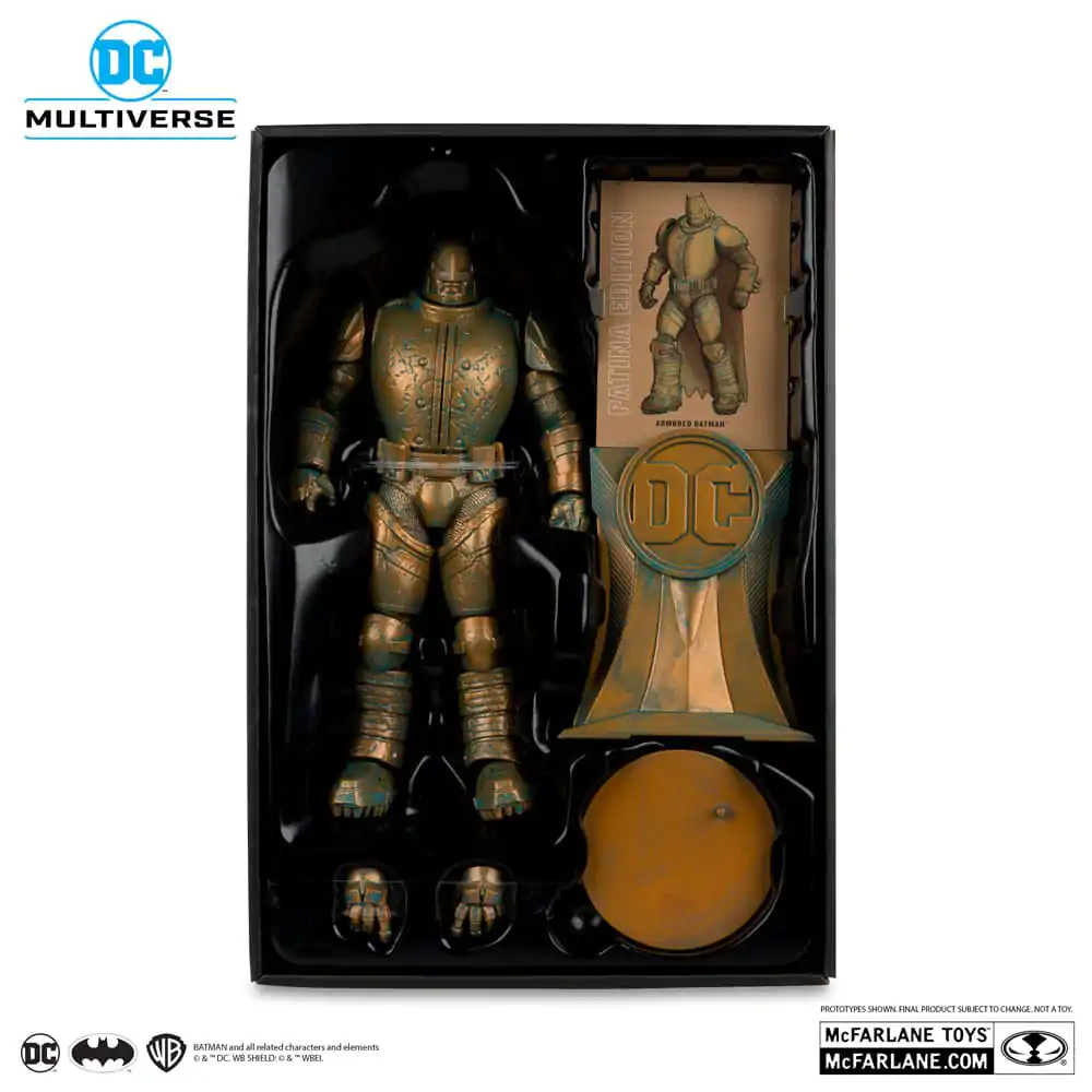 DC Multiverse Figurka Akcji Opancerzony Batman (Batman: Powrót Mrocznego Rycerza) Edycja Patyna (Gold Label) 18 cm zdjęcie produktu