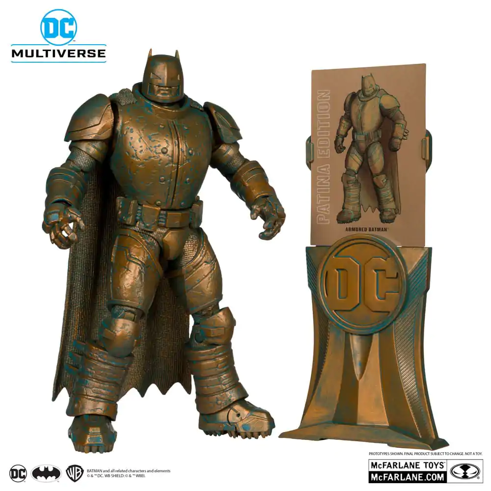 DC Multiverse Figurka Akcji Opancerzony Batman (Batman: Powrót Mrocznego Rycerza) Edycja Patyna (Gold Label) 18 cm zdjęcie produktu