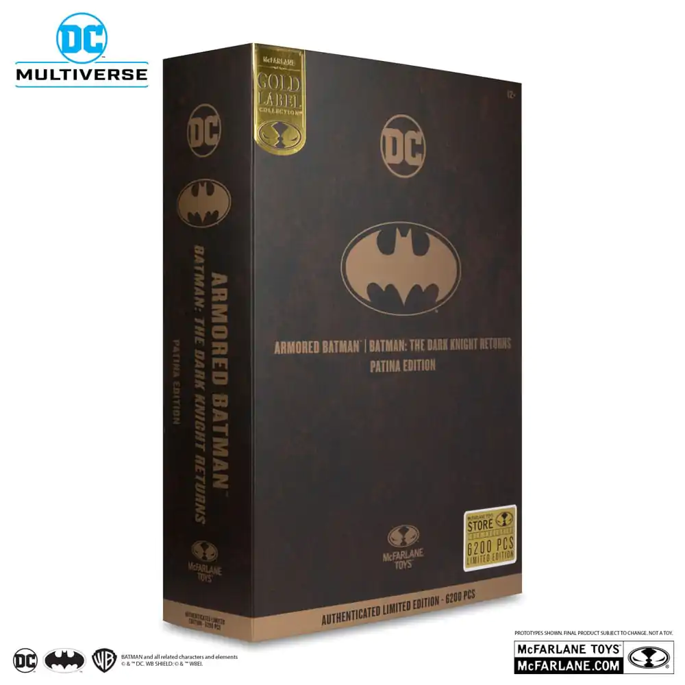 DC Multiverse Figurka Akcji Opancerzony Batman (Batman: Powrót Mrocznego Rycerza) Edycja Patyna (Gold Label) 18 cm zdjęcie produktu