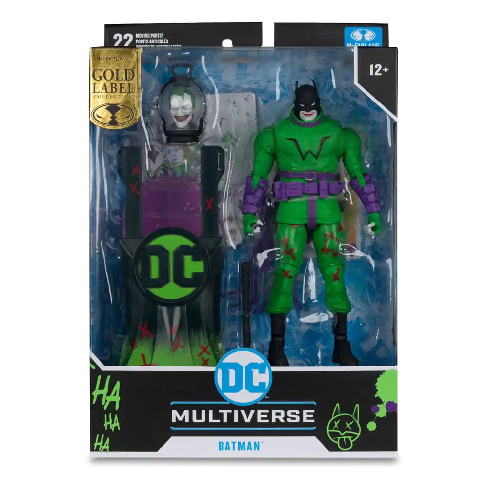 Figurka Akcji DC Multiverse Batman (Batman: Last Knight on Earth) Jokerized (Gold Label) 18 cm zdjęcie produktu